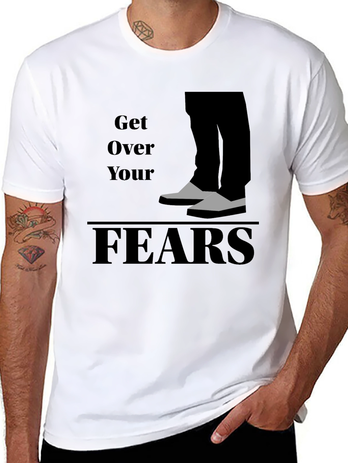 Get Over Your Fears Graphic Tee