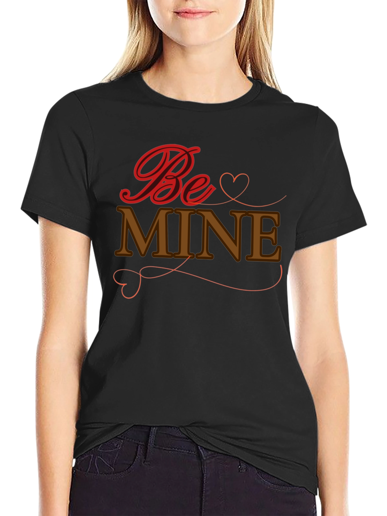 Be Mine Valentines Day Graphic Tee