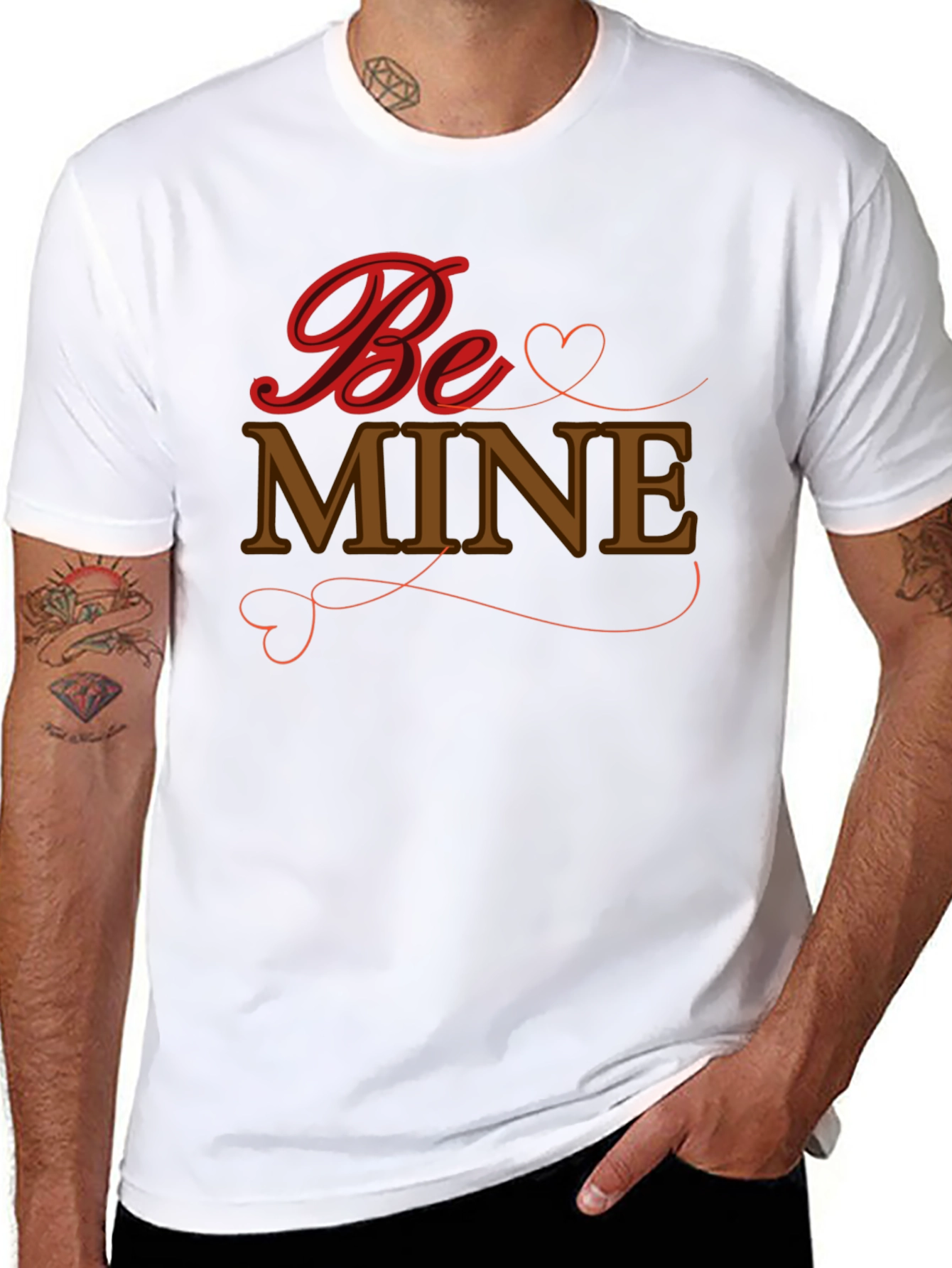 Be Mine Valentines Day Graphic Tee