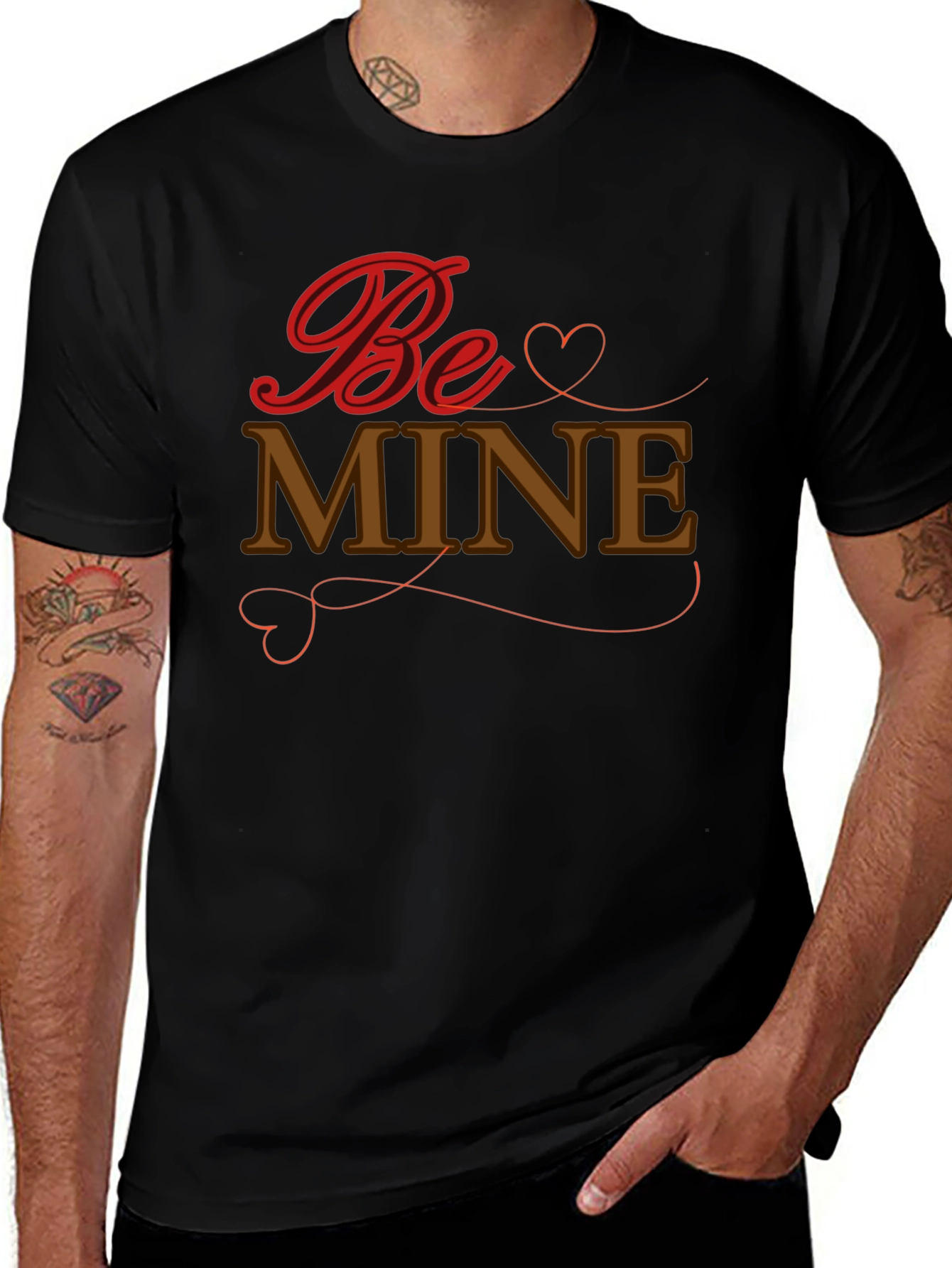 Be Mine Valentines Day Graphic Tee