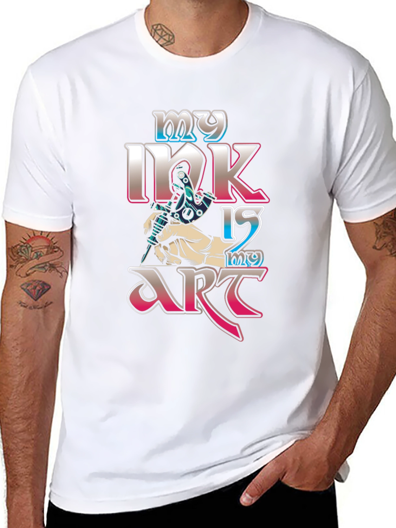 My Ink Is My Art Tattoo Graphic T-Shirt