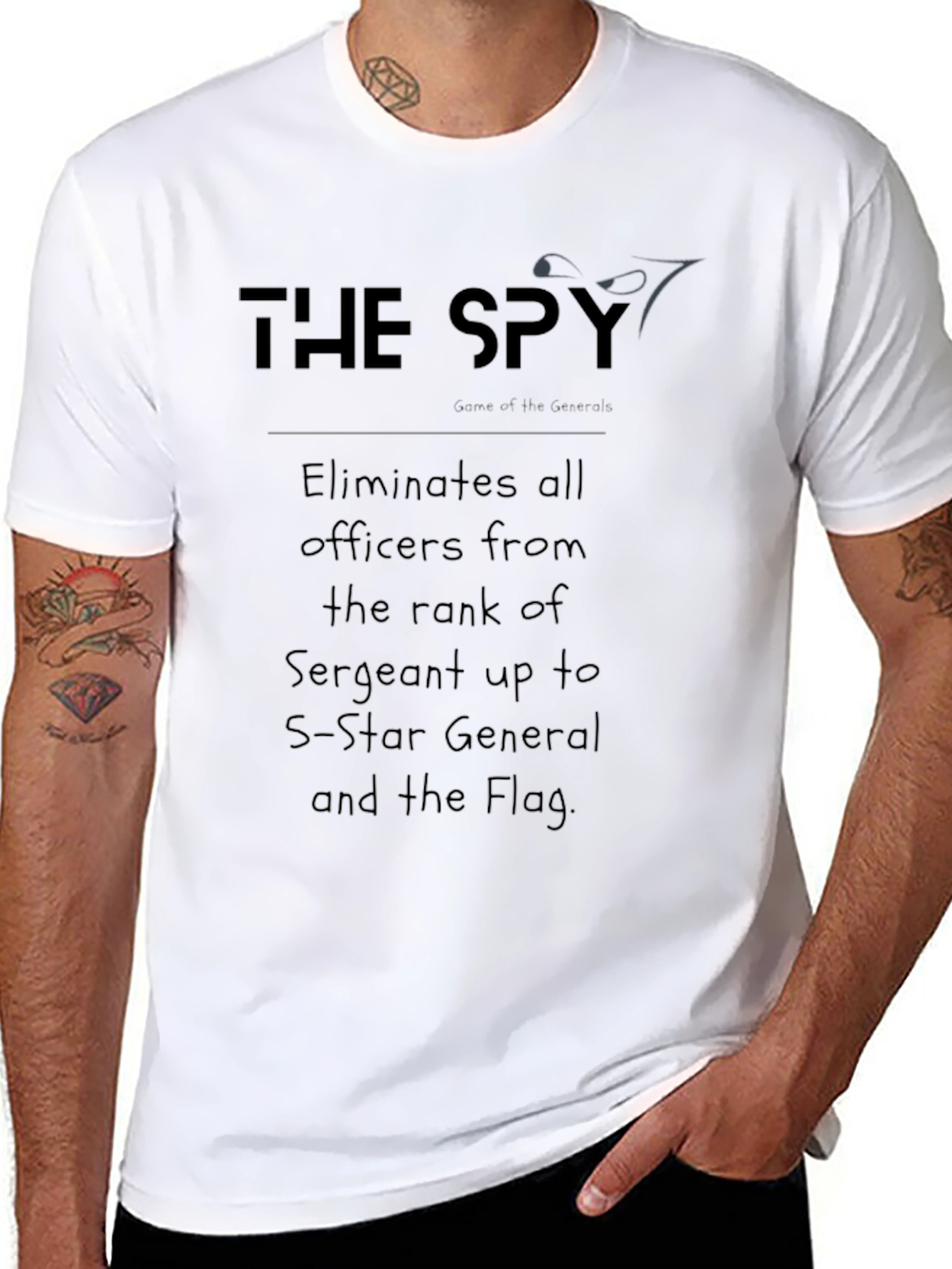 The Spy Game Tee: Eliminate All Officers