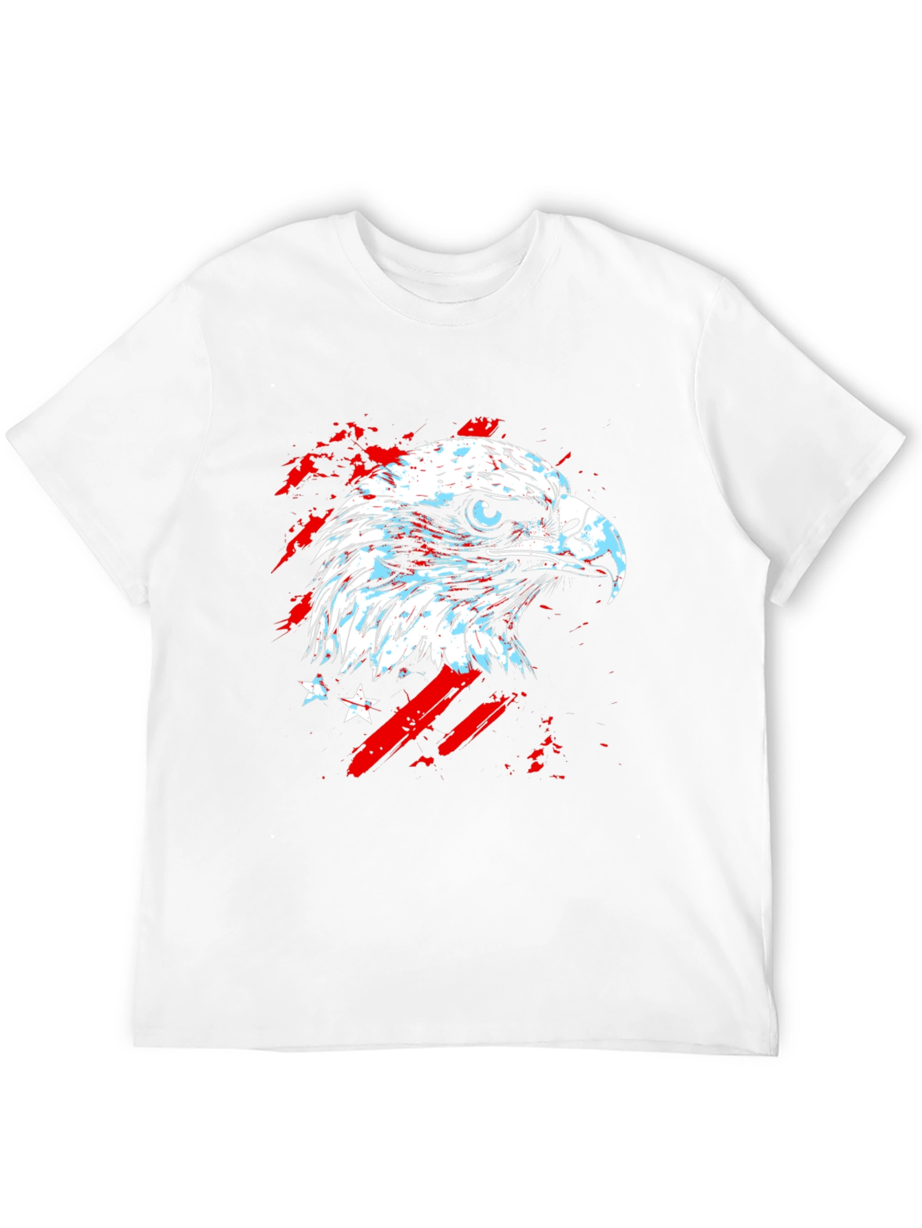 American Eagle Graphic Print Black T-Shirt