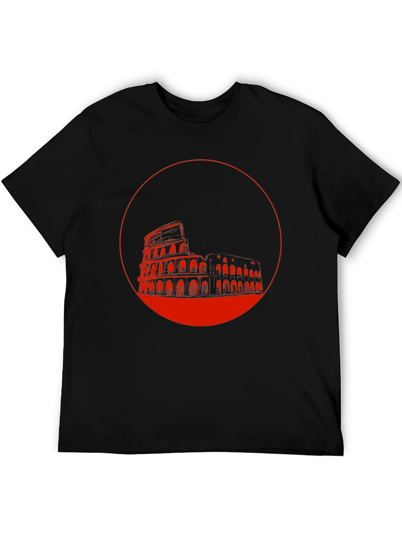Colosseum Graphic Tee - Stylish Black T-Shirt