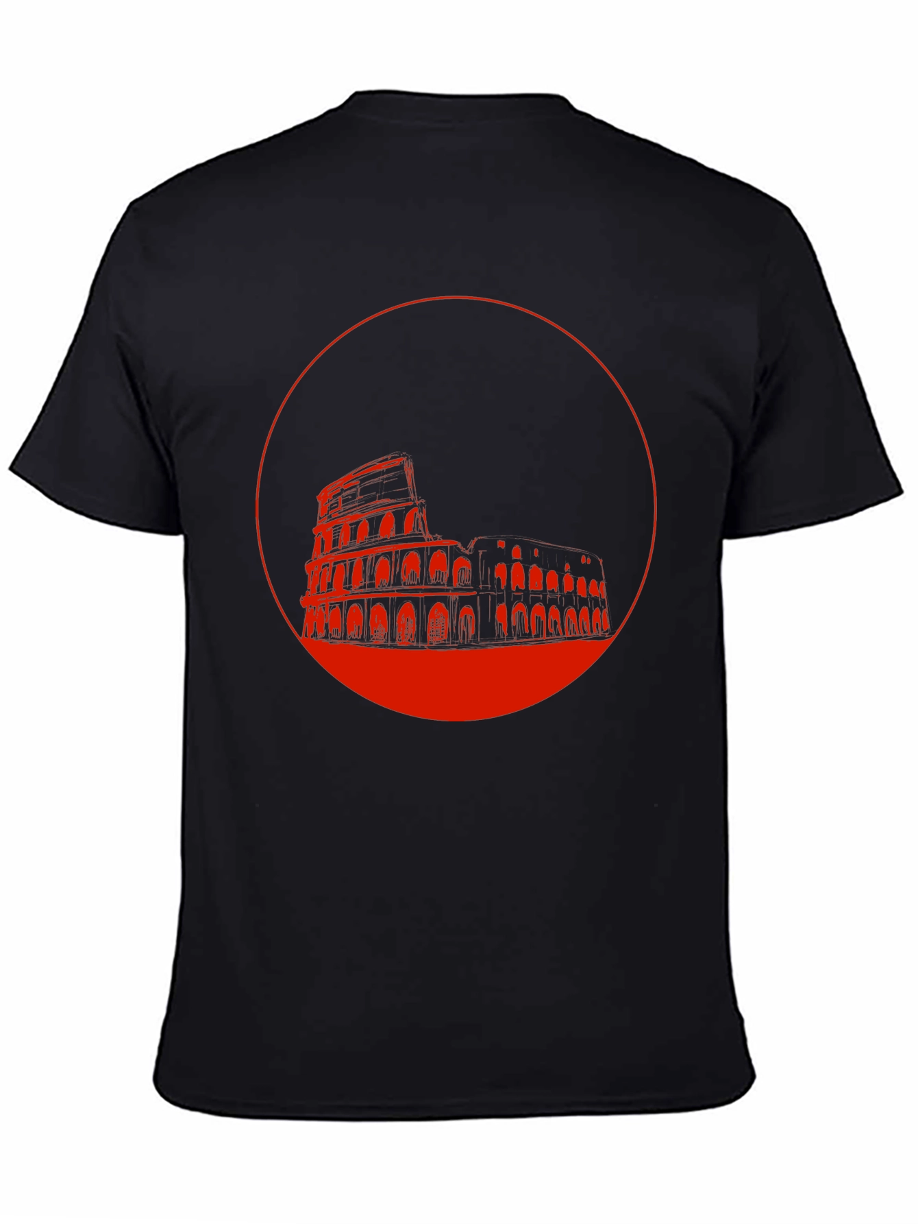 Colosseum Graphic Tee - Stylish Black T-Shirt