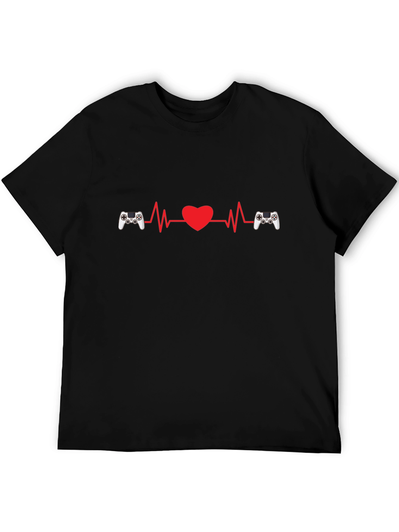Gamer Heartbeat T-Shirt - Love Gaming Console