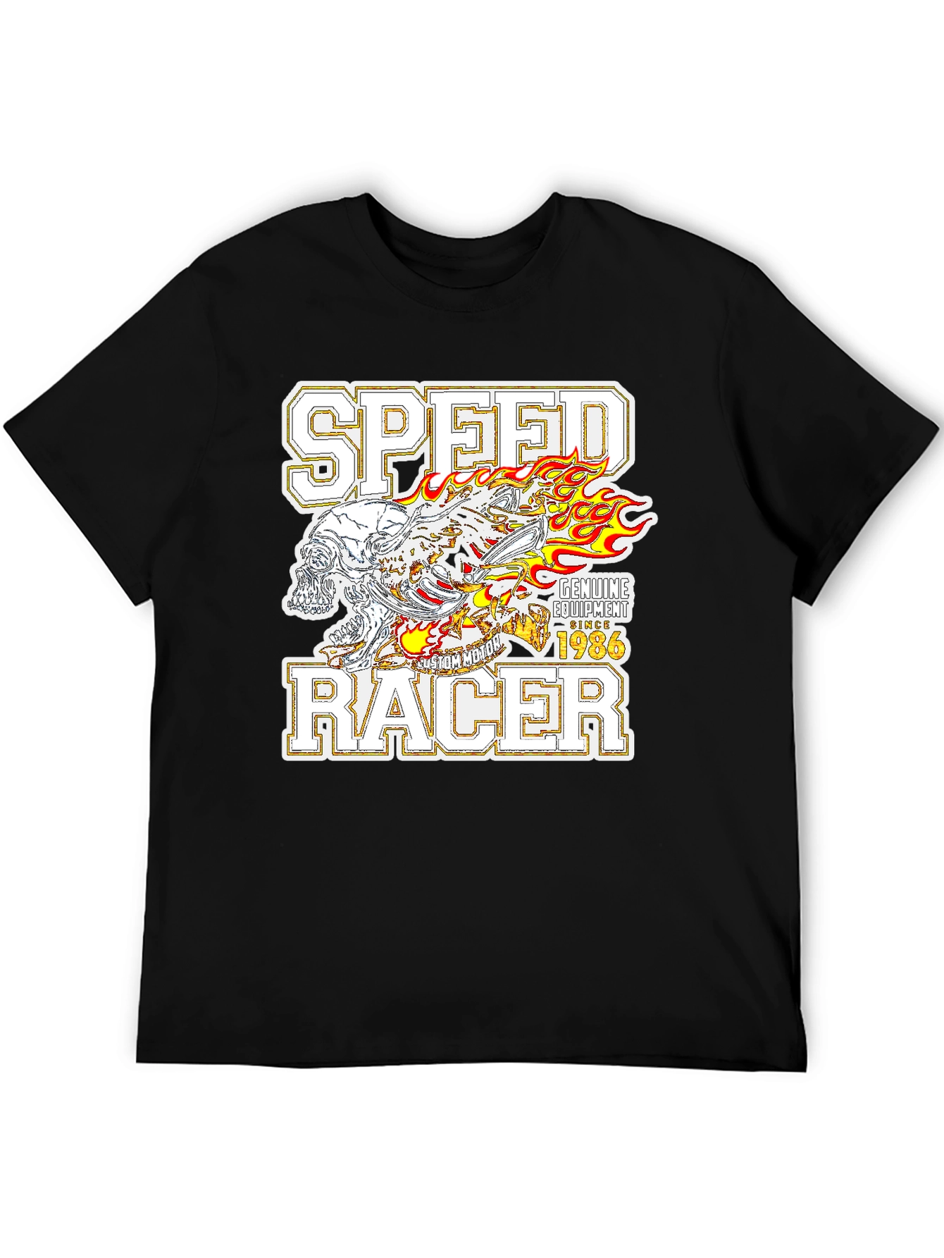 Speed Racer Graphic T-Shirt - Black