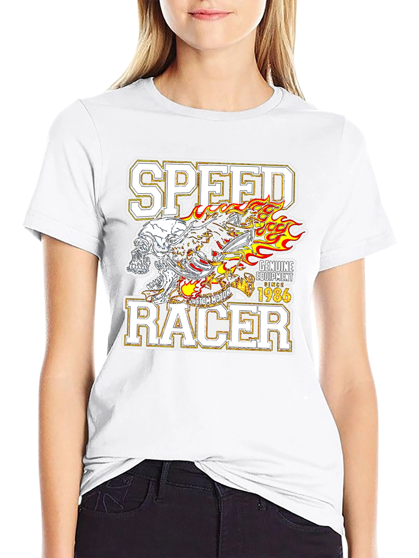 Speed Racer Graphic T-Shirt - Black