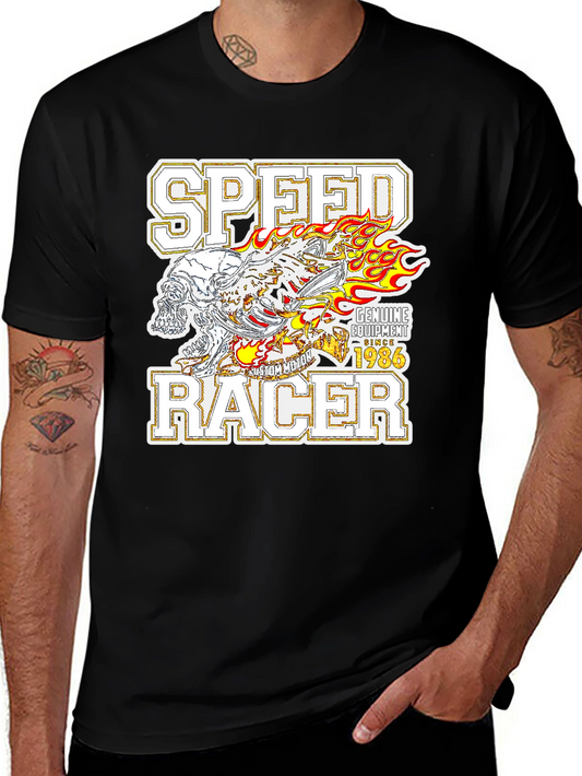 Speed Racer Graphic T-Shirt - Black