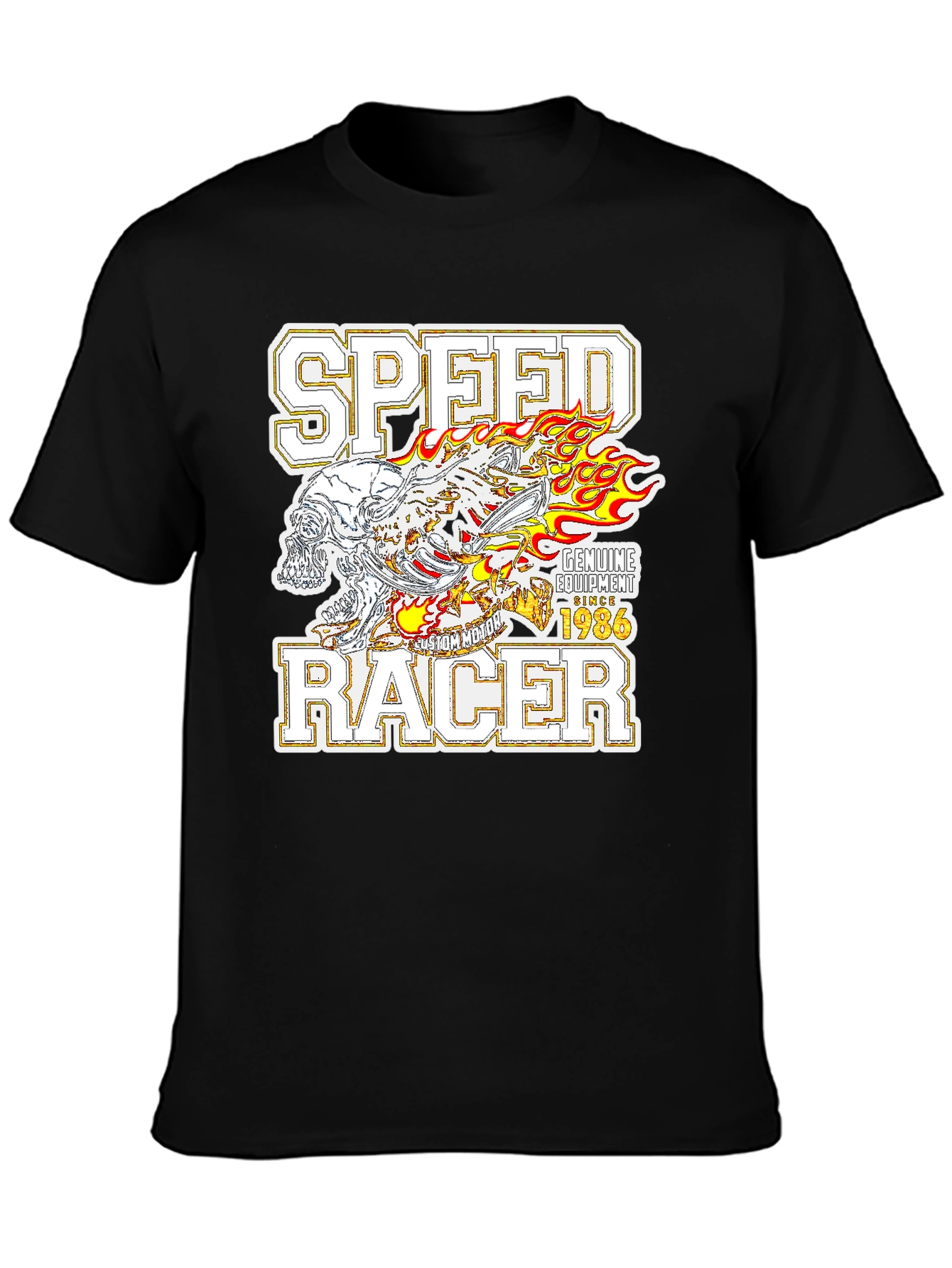 Speed Racer Graphic T-Shirt - Black