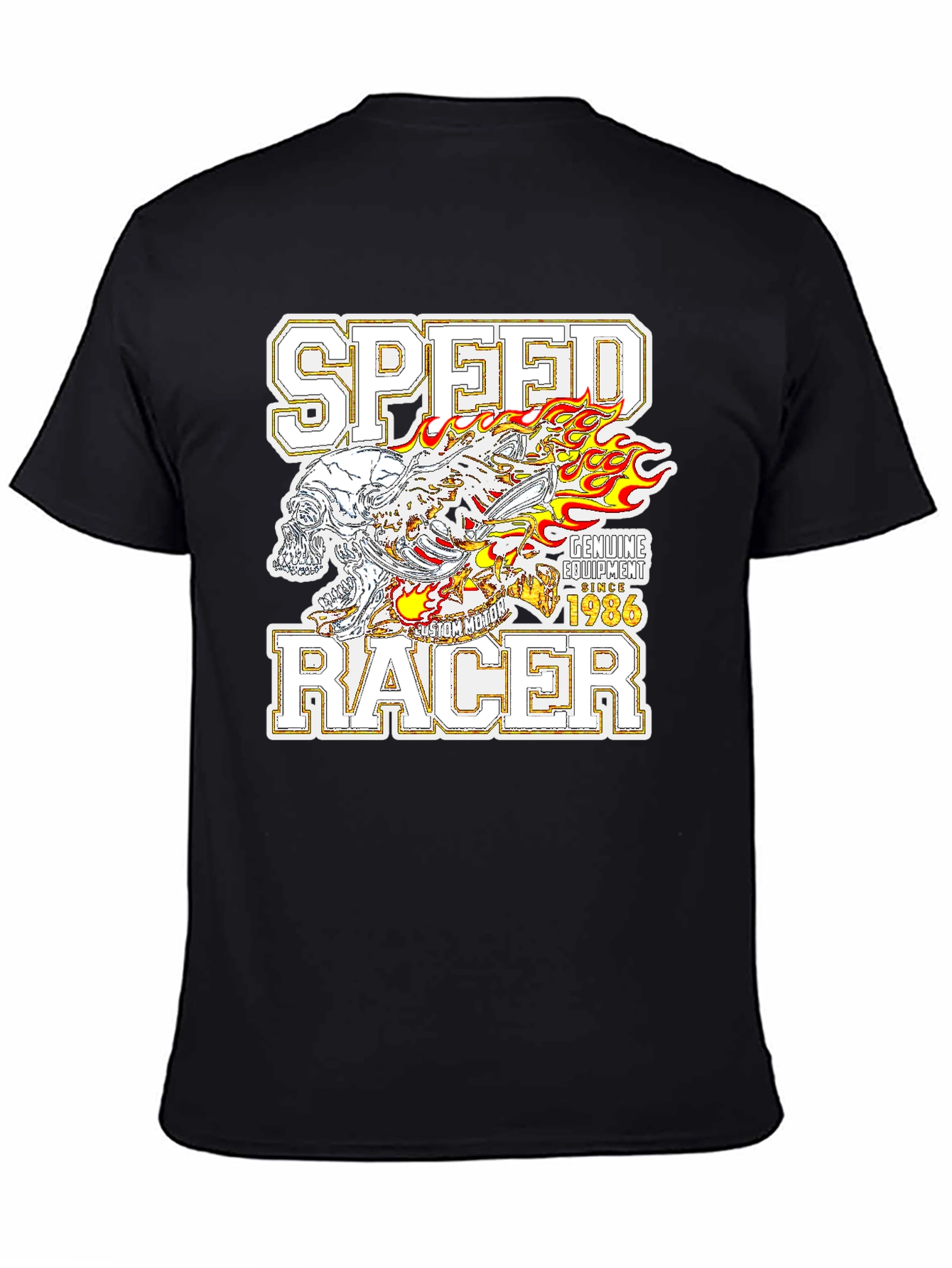 Speed Racer Graphic T-Shirt - Black