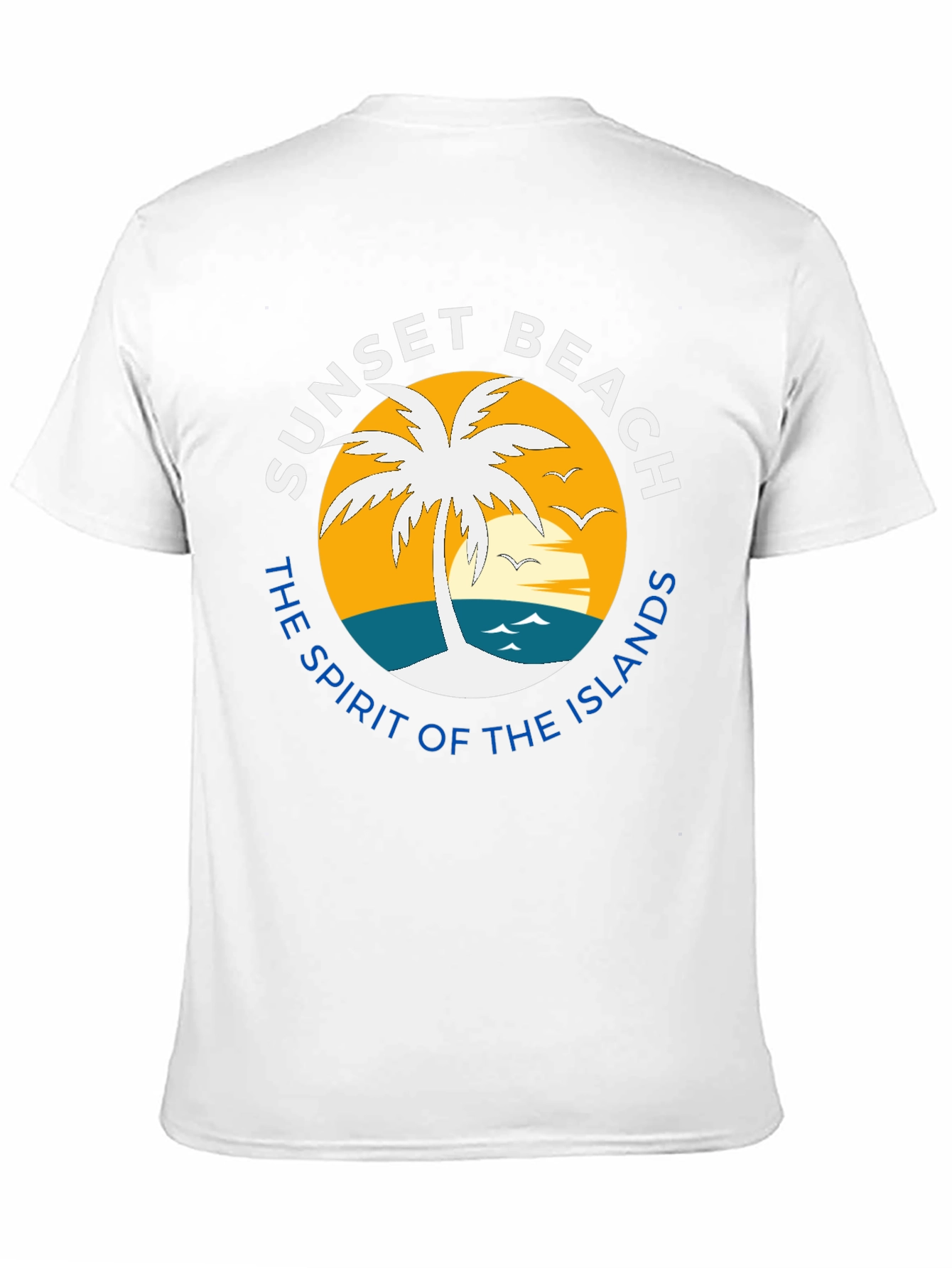 Sunset Beach T-Shirt - Tropical Island Vibes
