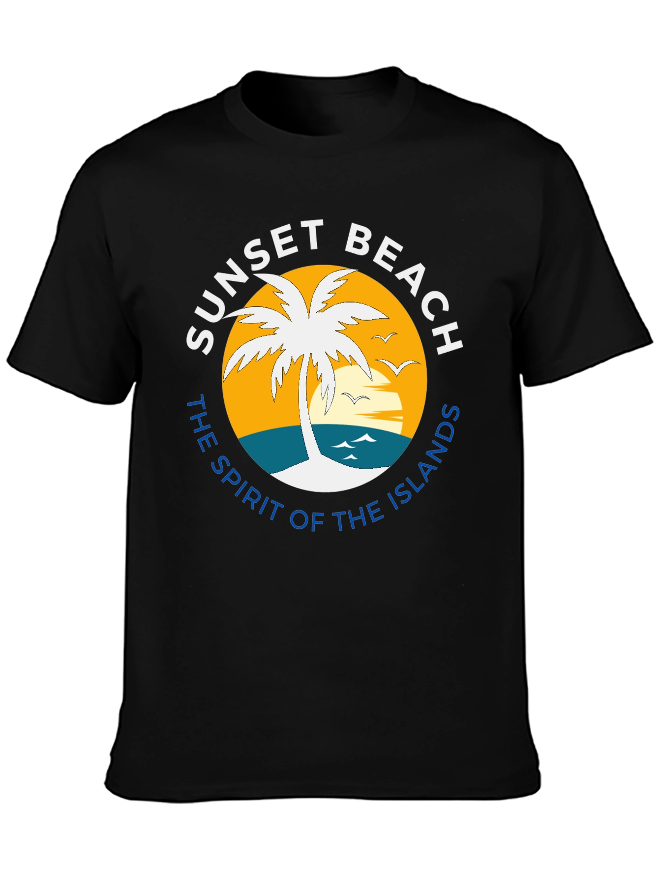 Sunset Beach T-Shirt - Tropical Island Vibes