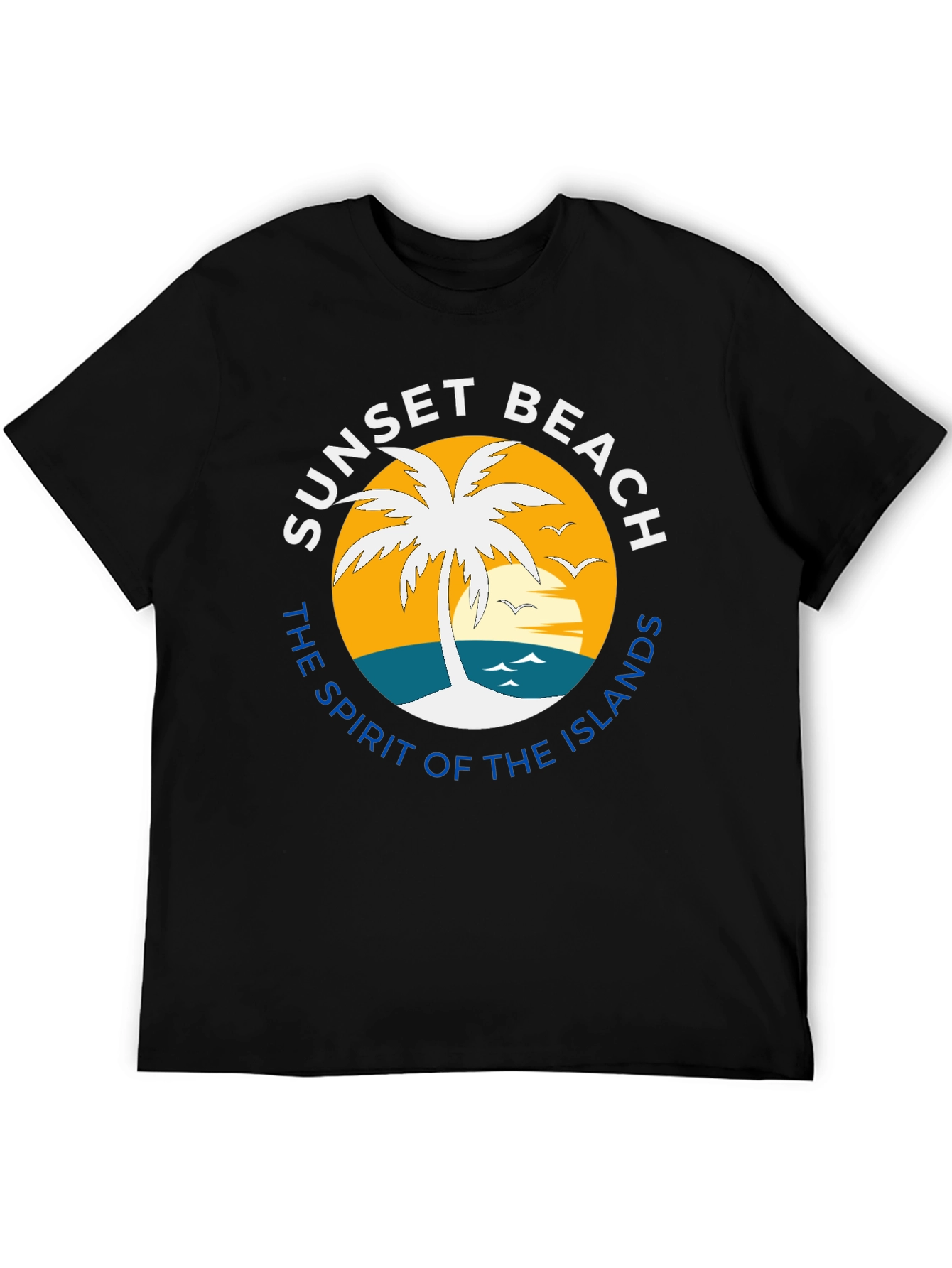 Sunset Beach T-Shirt - Tropical Island Vibes