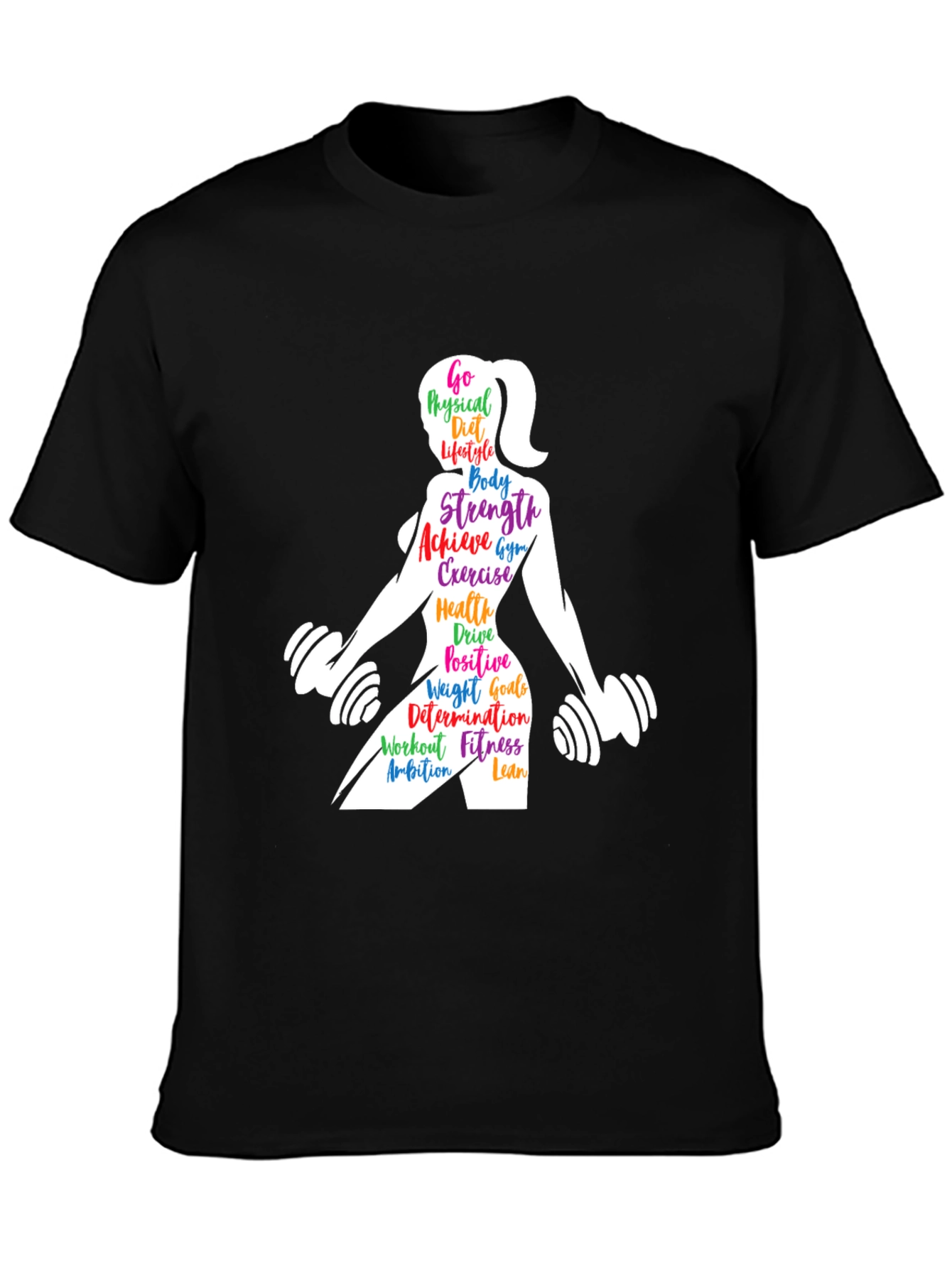 Fitness Motivation Graphic T-Shirt