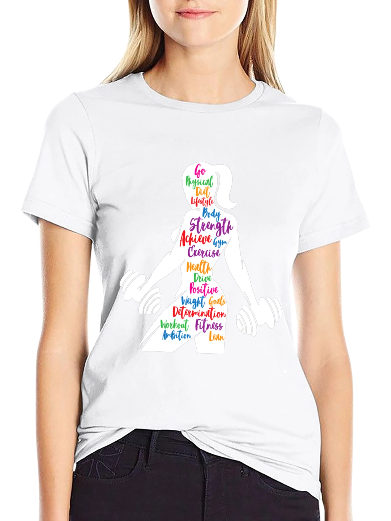 Fitness Motivation Graphic T-Shirt