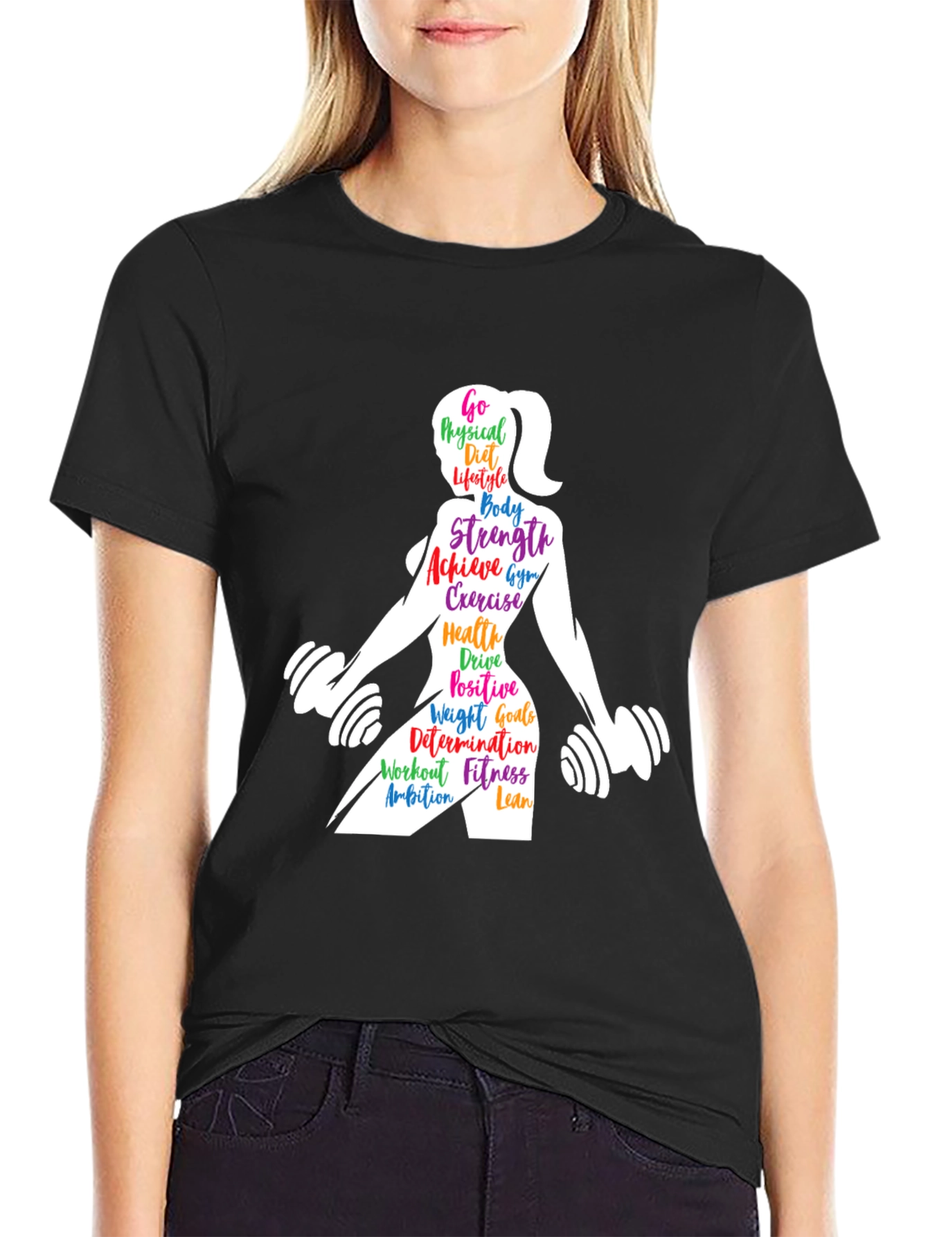 Fitness Motivation Graphic T-Shirt