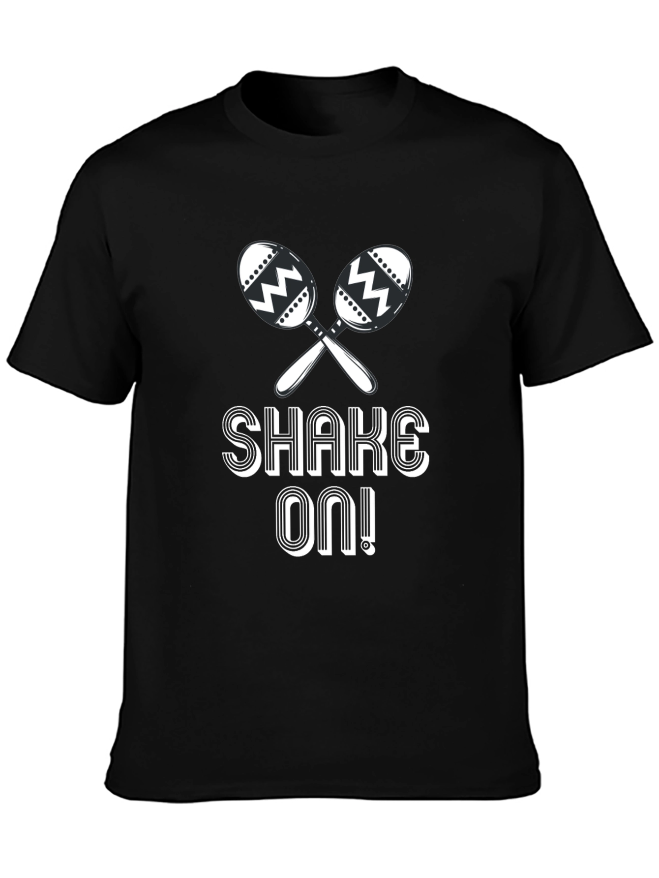 Shake On! Maracas Graphic T-Shirt - Black