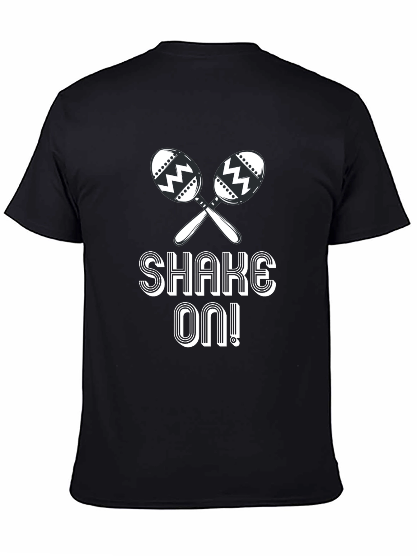 Shake On! Maracas Graphic T-Shirt - Black