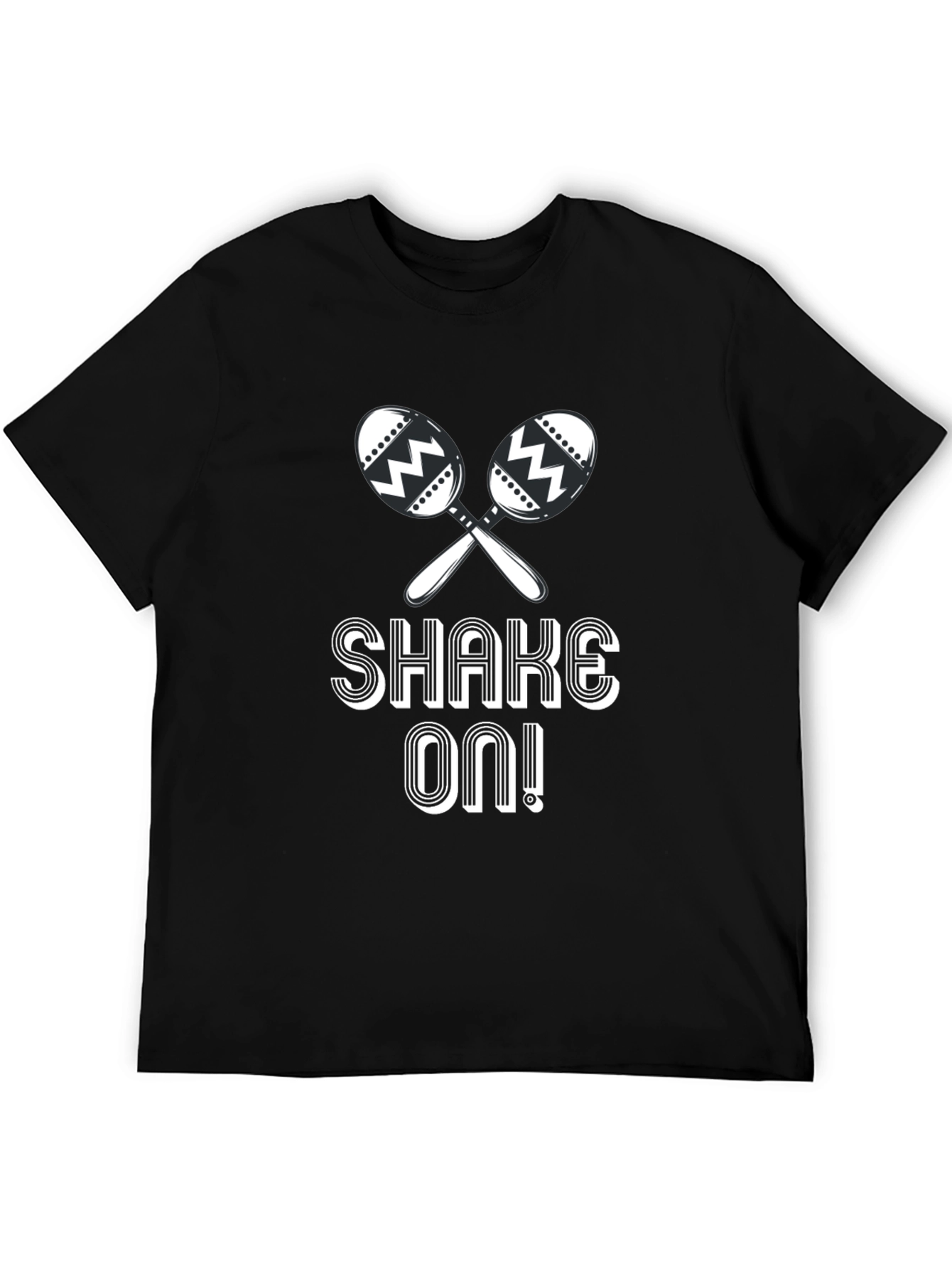 Shake On! Maracas Graphic T-Shirt - Black