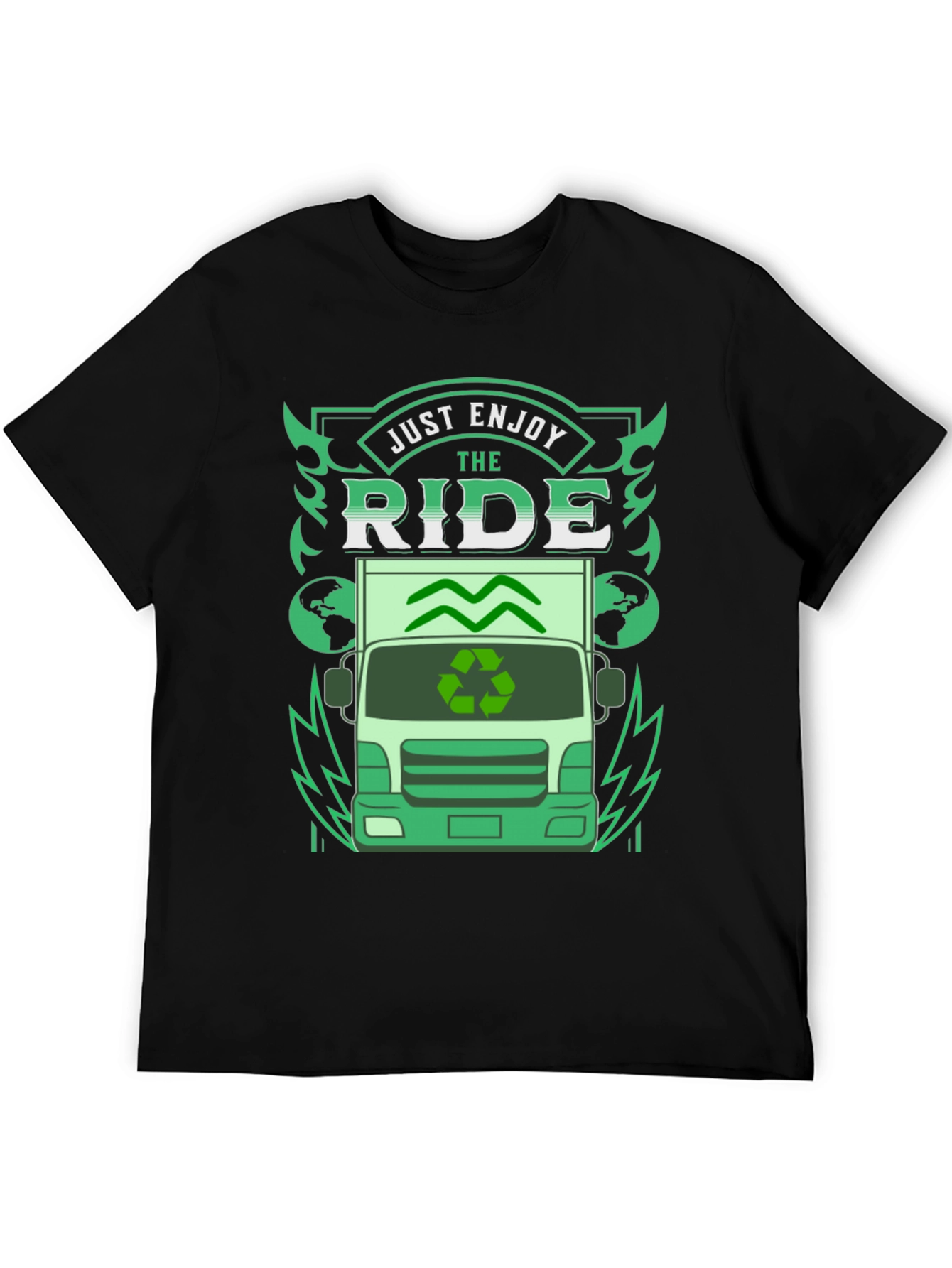 Eco Ride T-Shirt - Enjoy the Journey Sustainable Style