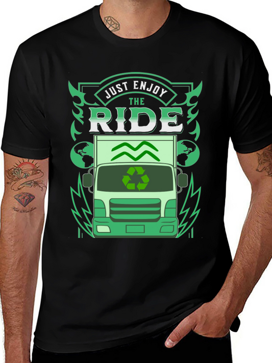 Eco Ride T-Shirt - Enjoy the Journey Sustainable Style