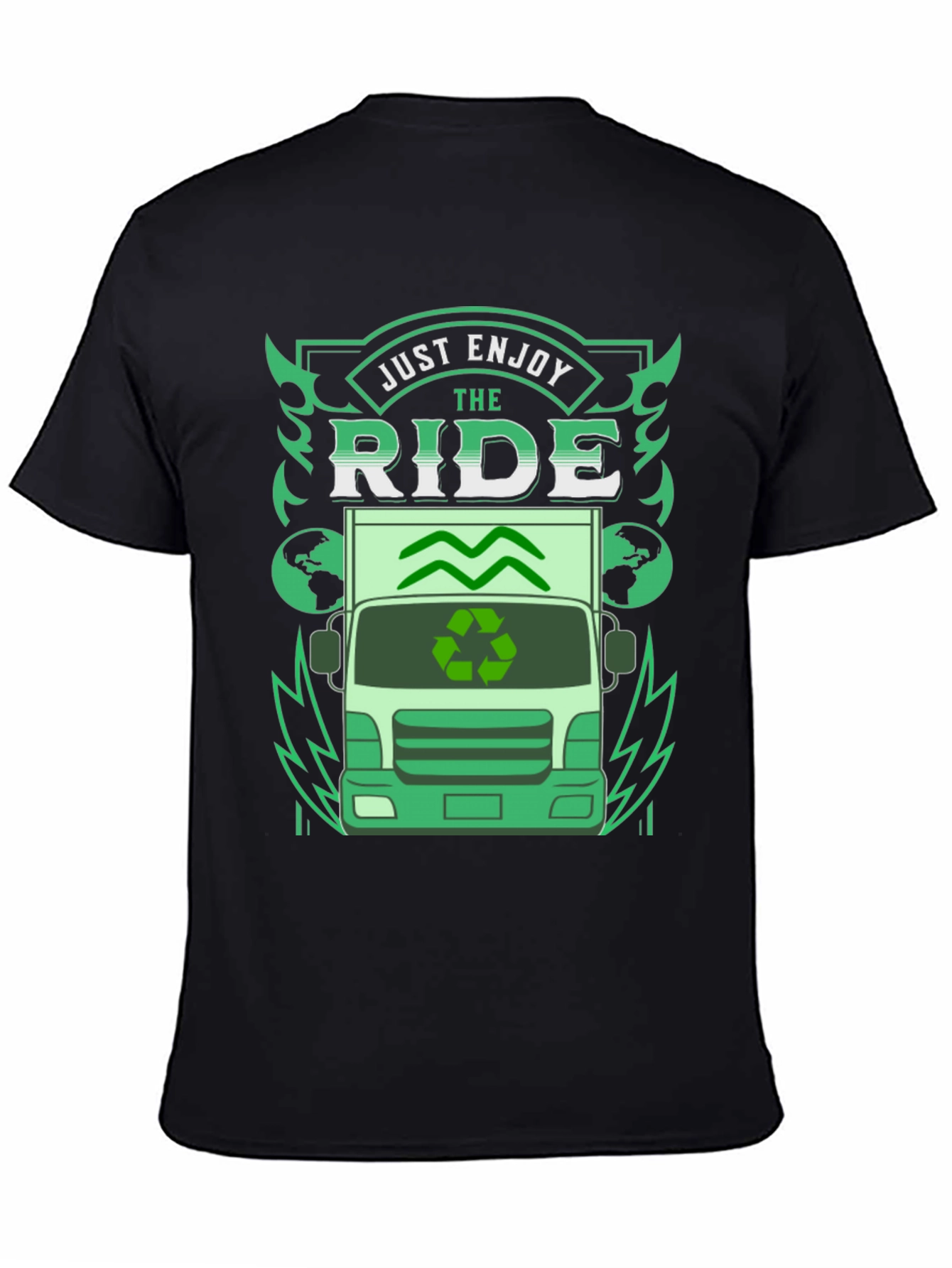 Eco Ride T-Shirt - Enjoy the Journey Sustainable Style