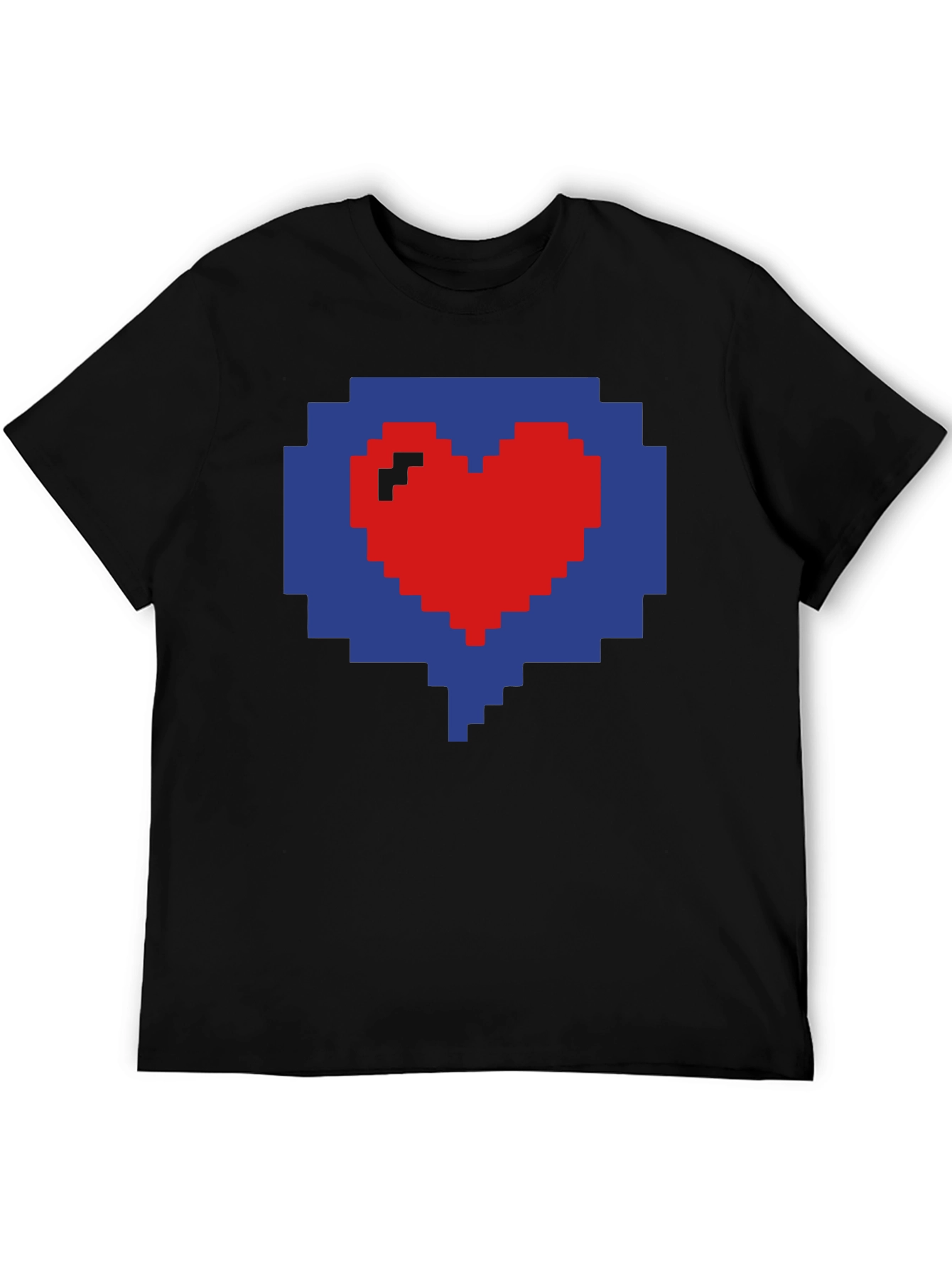 Pixel Heart Graphic Tee - Gamer Style