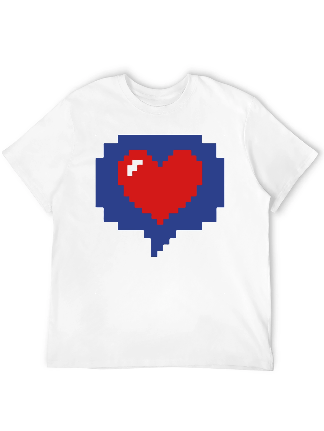 Pixel Heart Graphic Tee - Gamer Style
