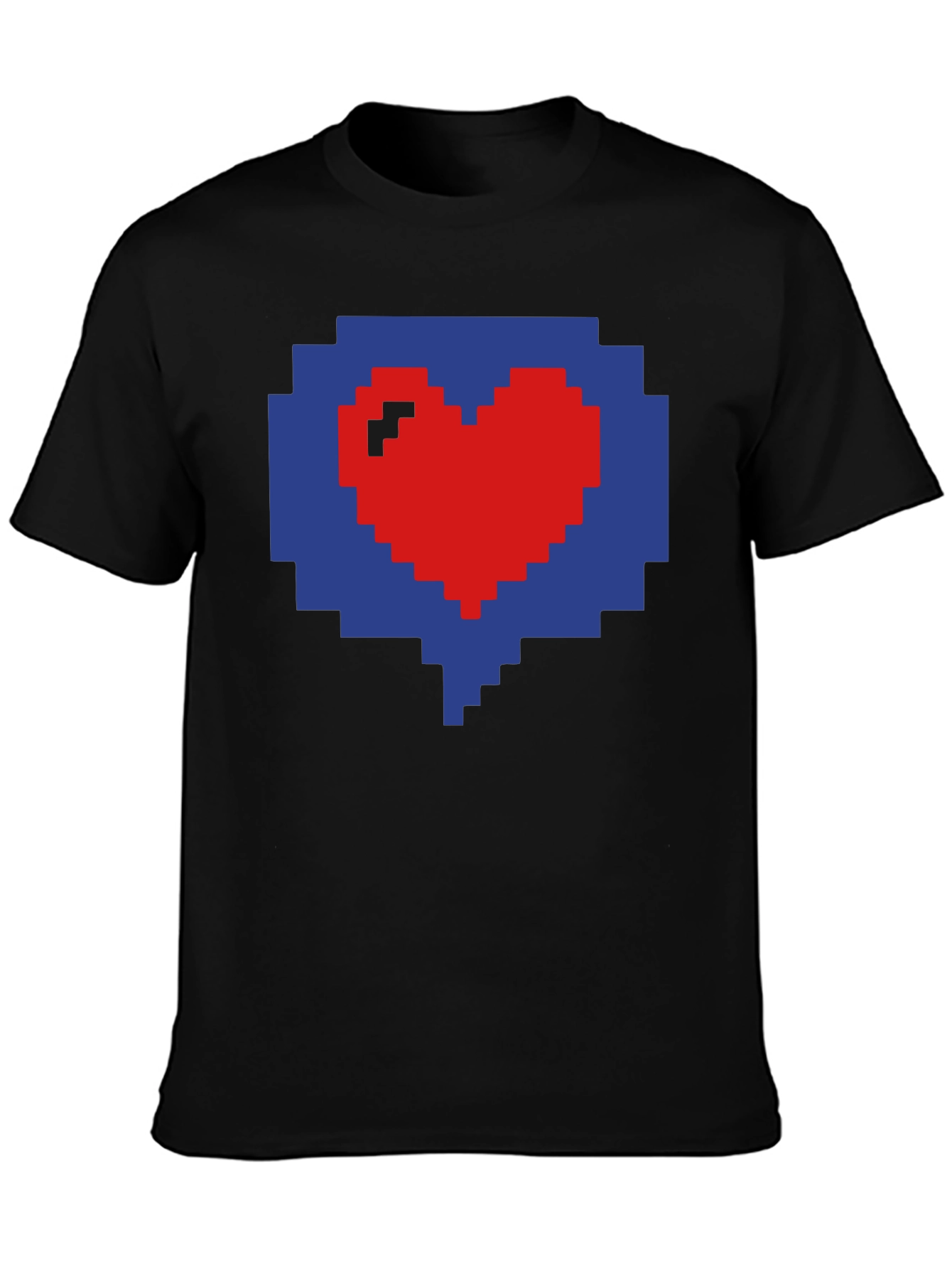 Pixel Heart Graphic Tee - Gamer Style