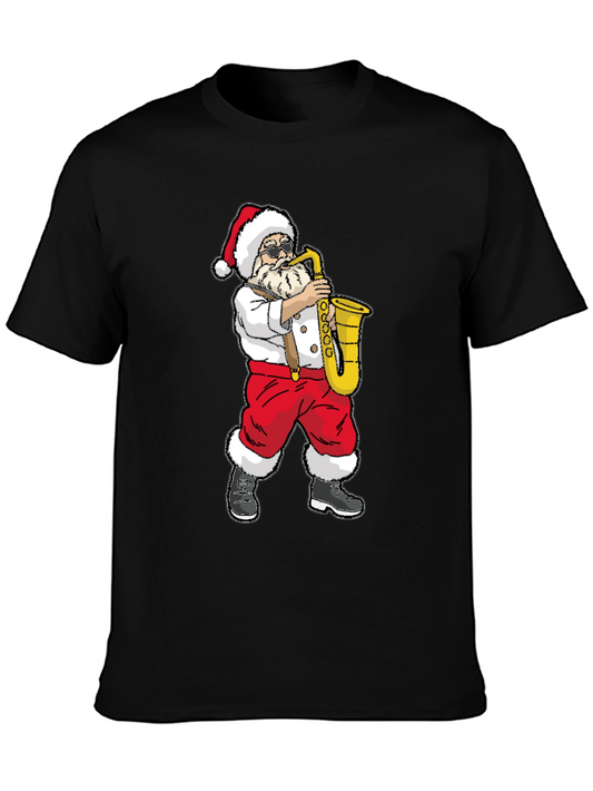 Santa Saxophone Graphic Tee