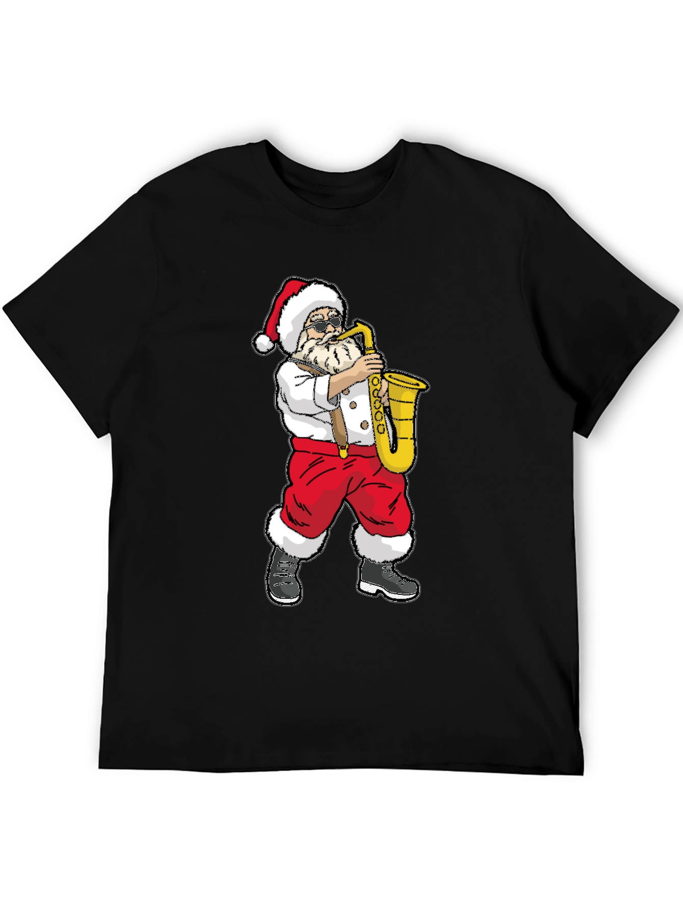 Santa Saxophone Graphic Tee