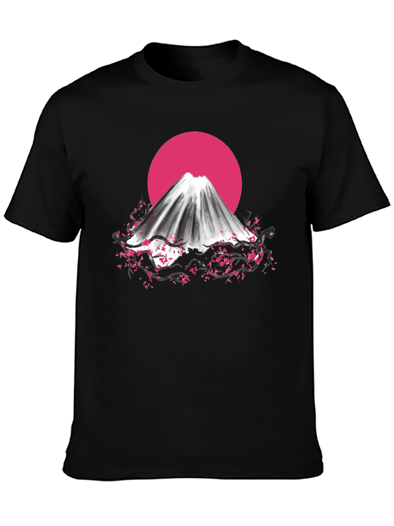 Mount Fuji Cherry Blossom T-Shirt