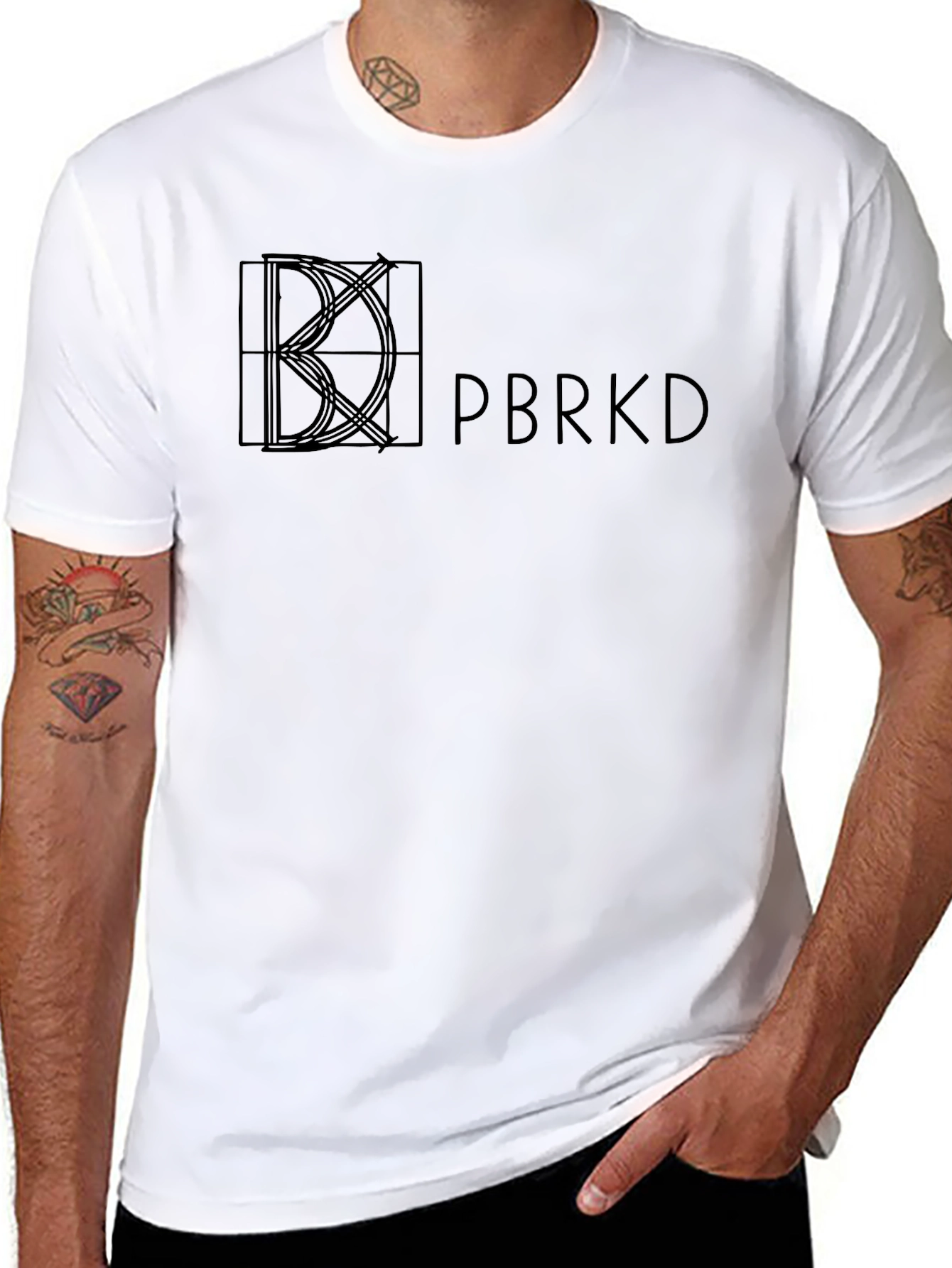 PBRKD Black Graphic T-Shirt