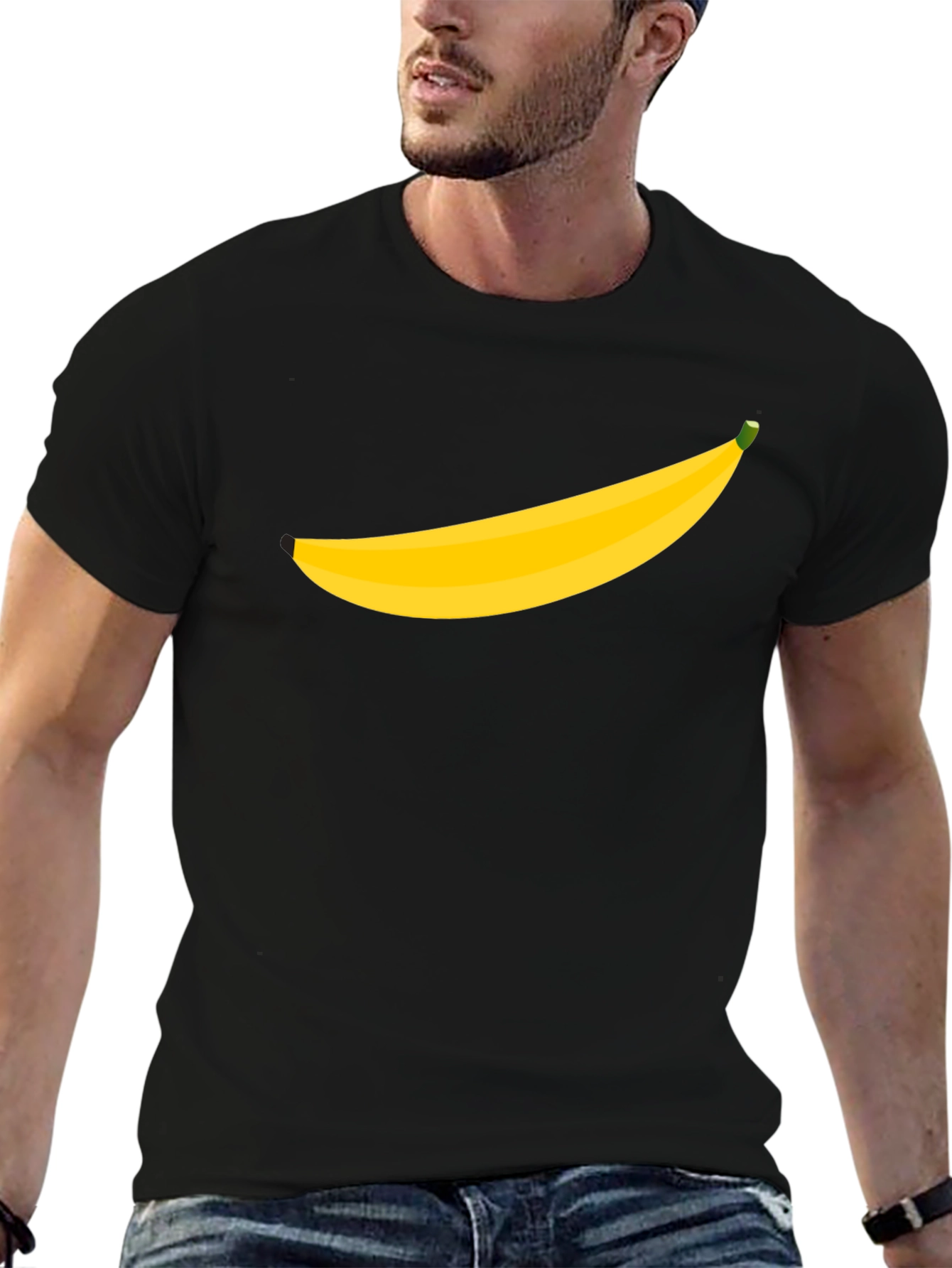 Banana Graphic Tee - Mens Black T-Shirt