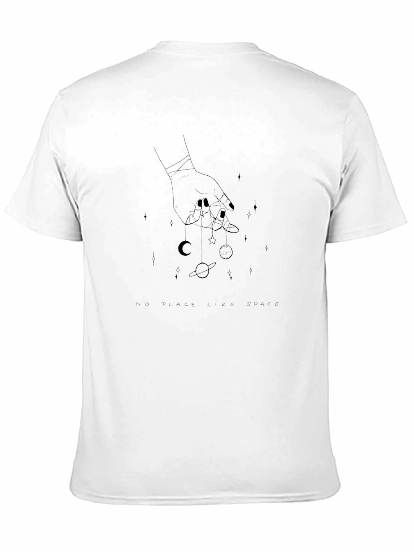 Celestial Hand Black Graphic Tee