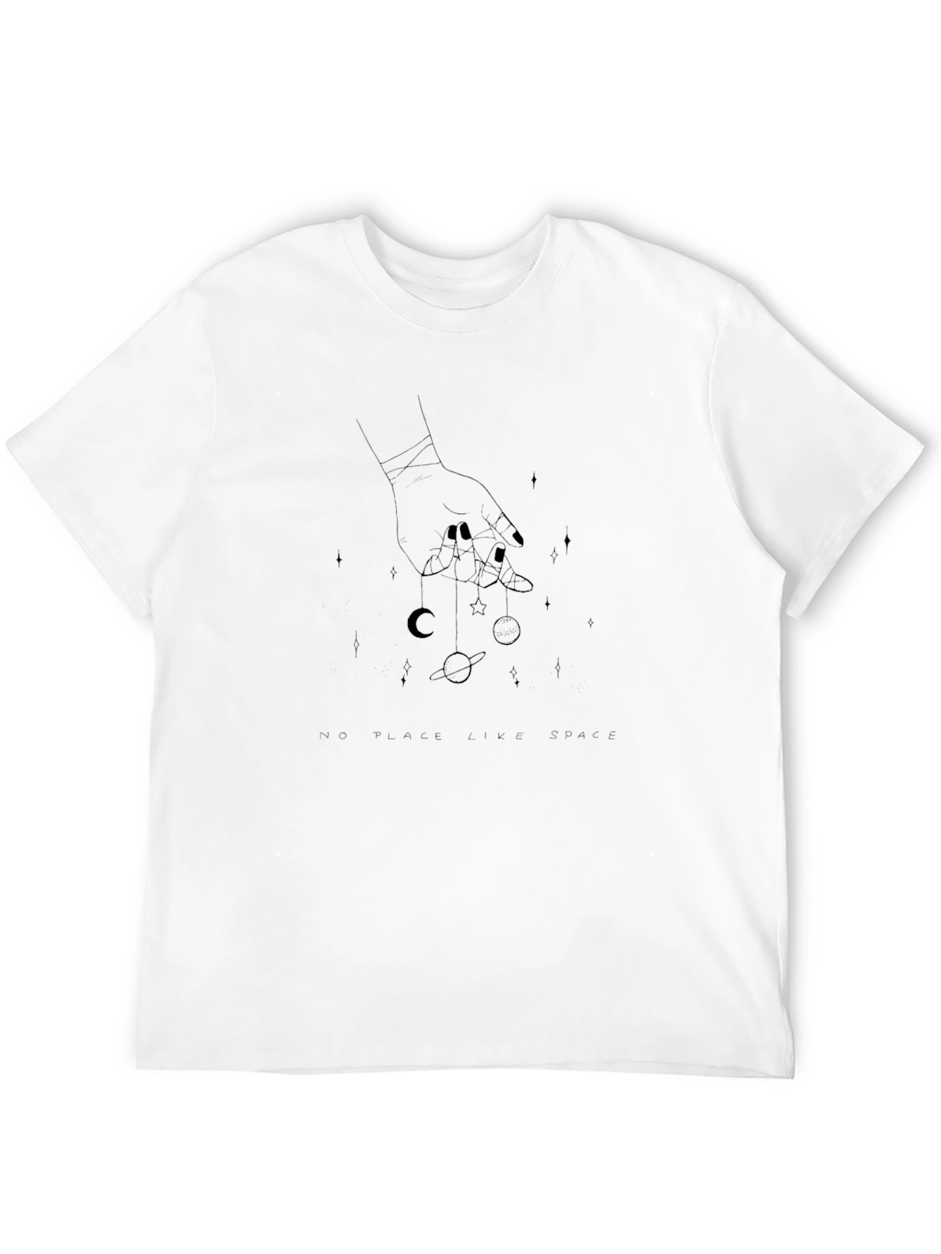 Celestial Hand Black Graphic Tee