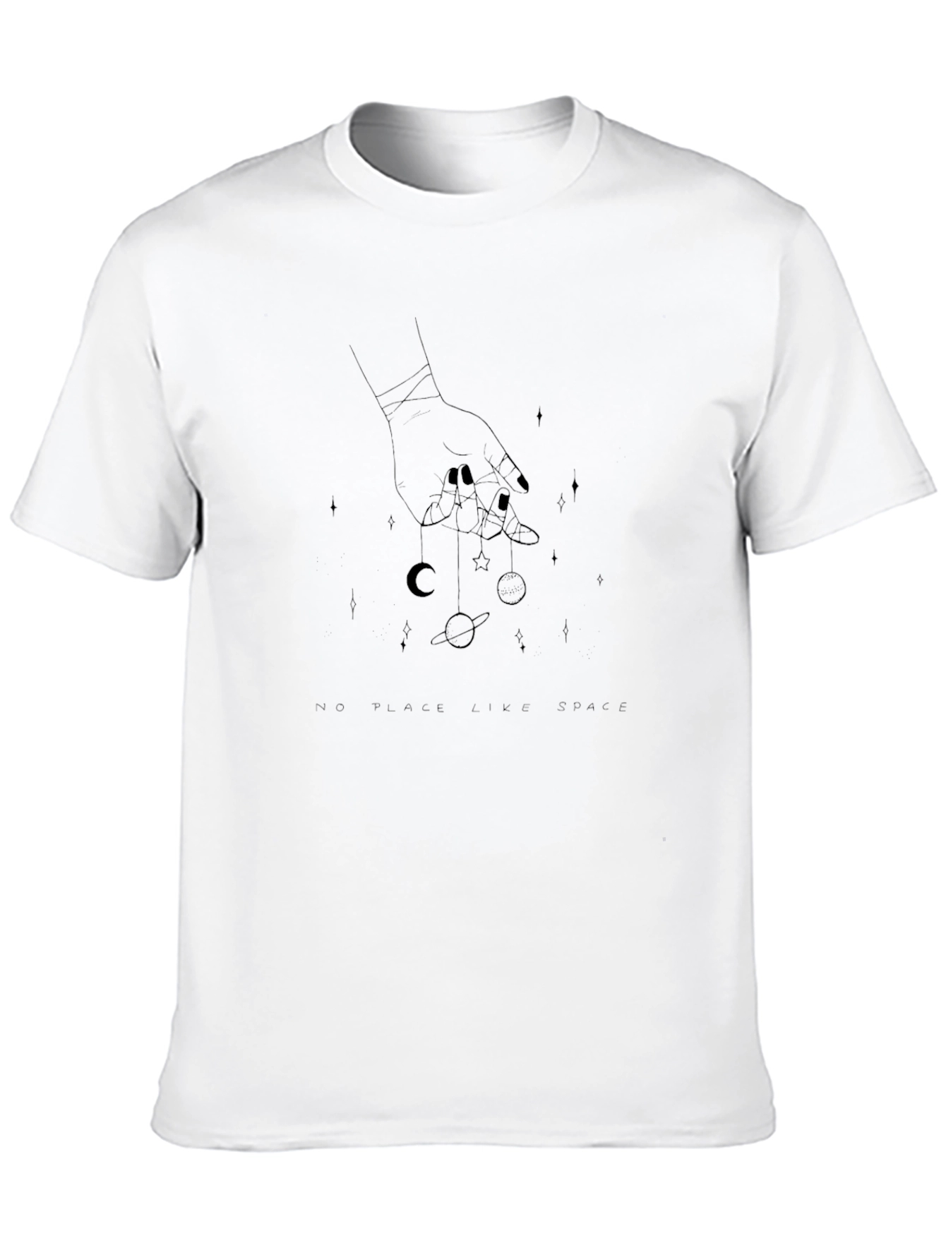 Celestial Hand Black Graphic Tee