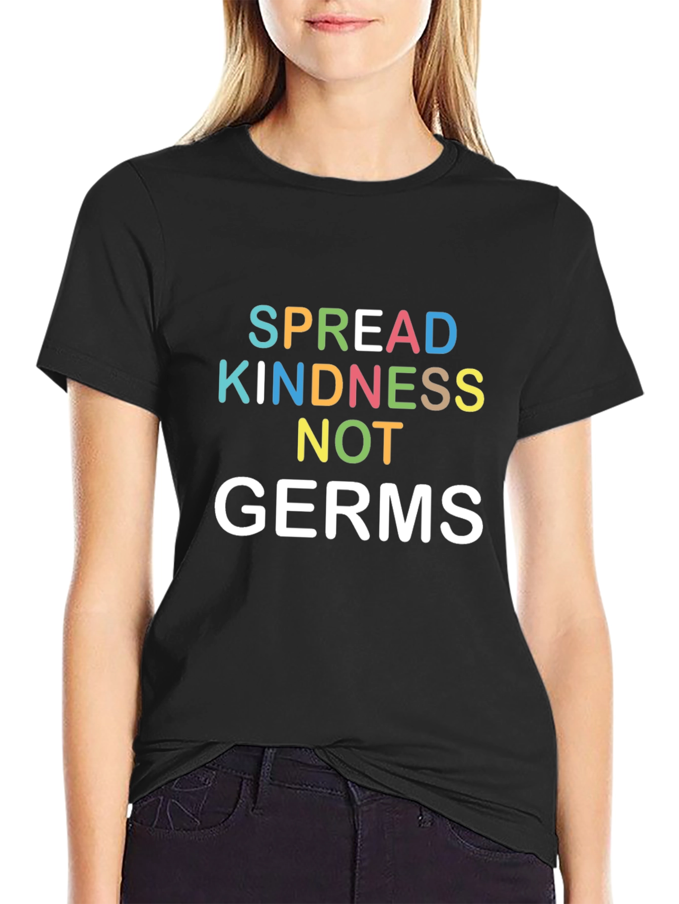 Spread Kindness Not Germs Graphic T-Shirt