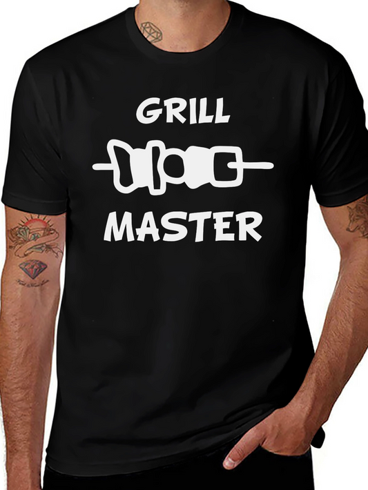 Grill Master Black Graphic Tee