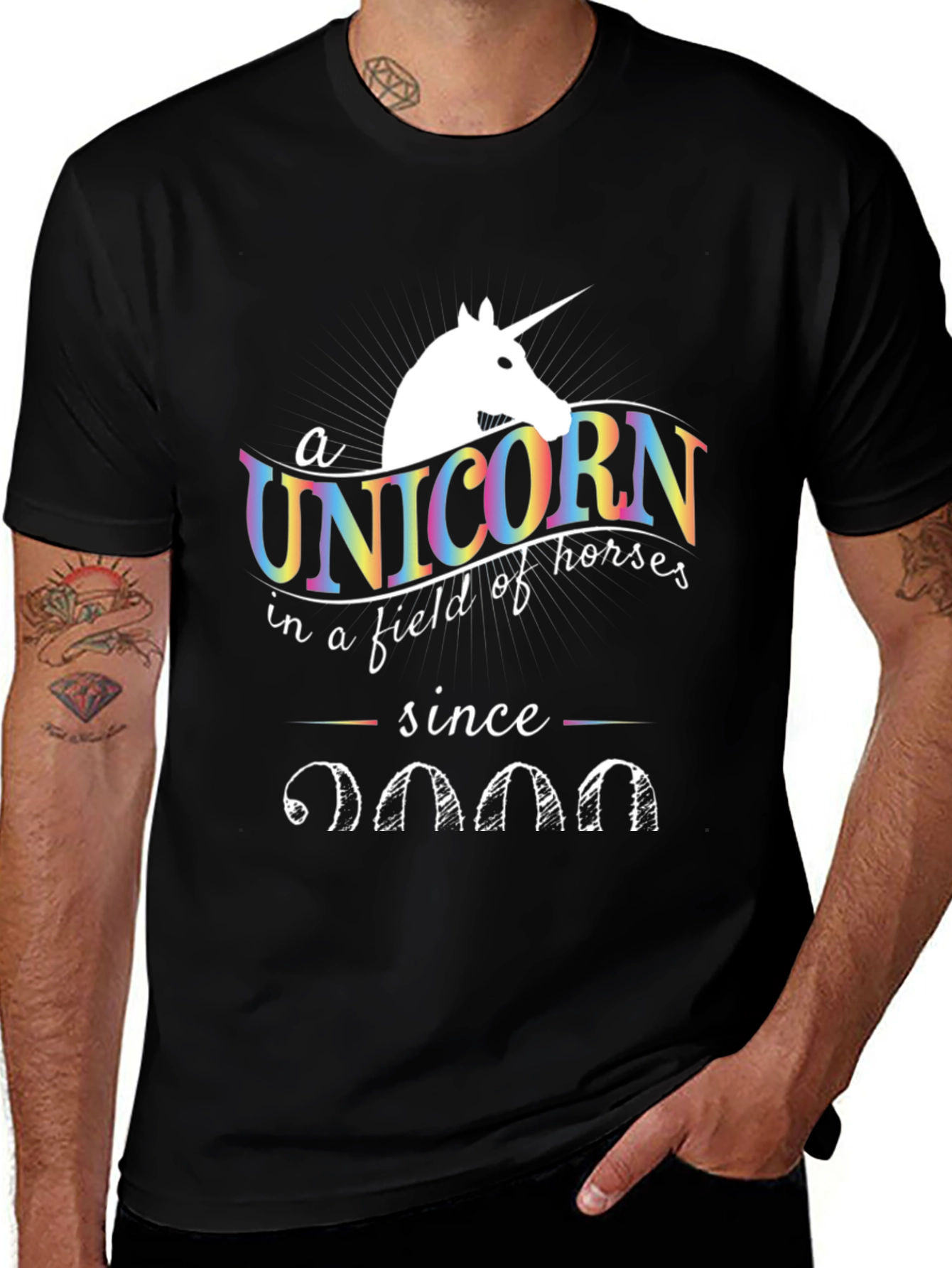 Unicorn Since Year T-Shirt