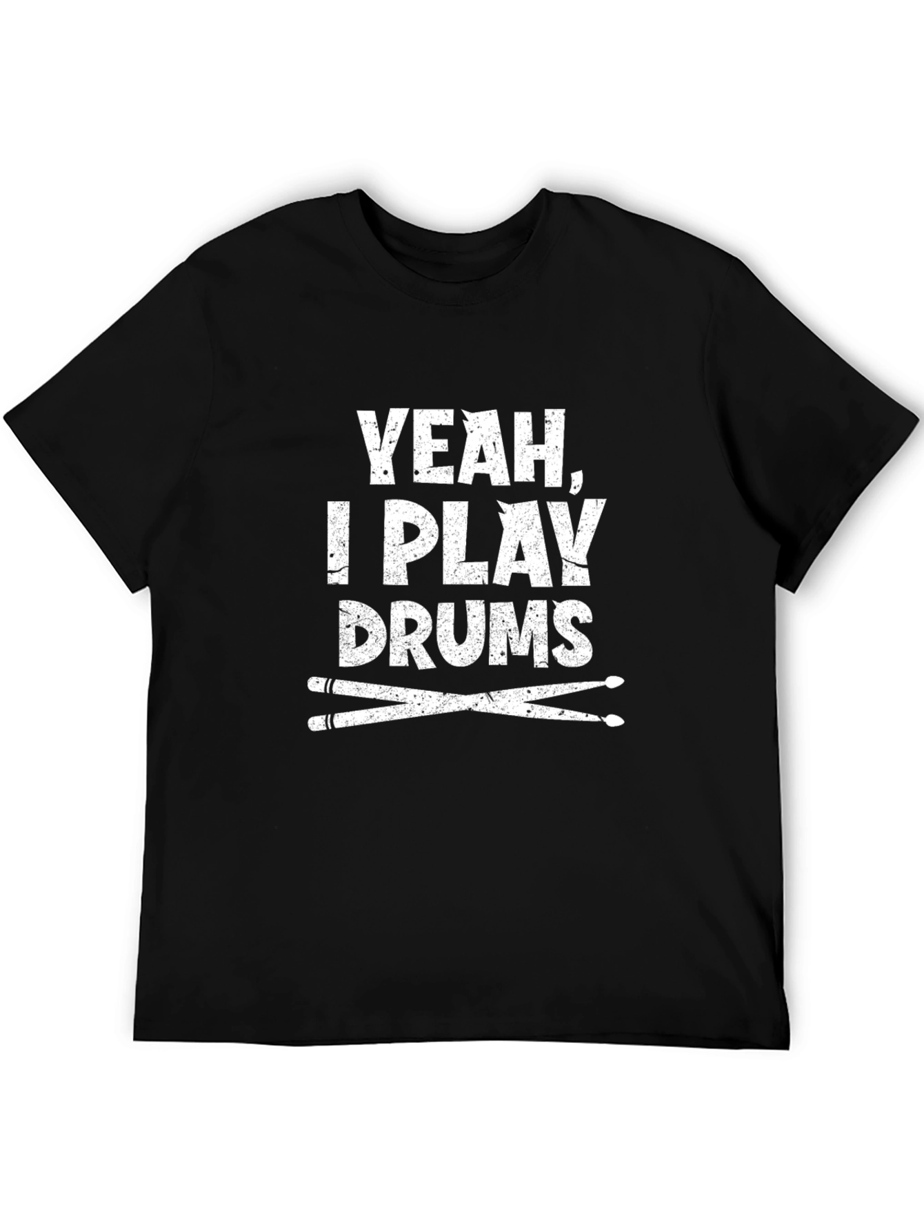 Yeah I Play Drums T-Shirt - Musician Graphic Tee