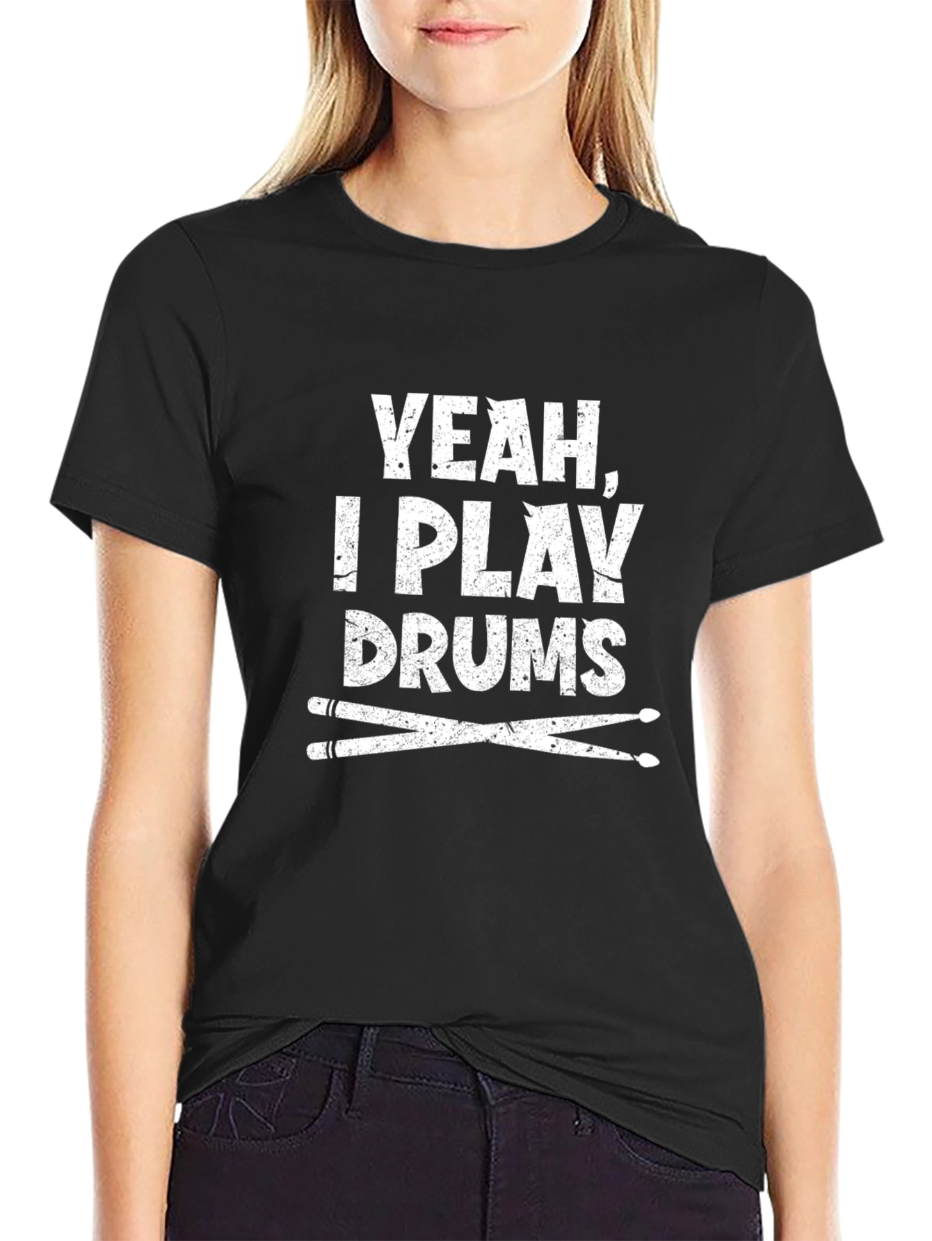 Yeah I Play Drums T-Shirt - Musician Graphic Tee