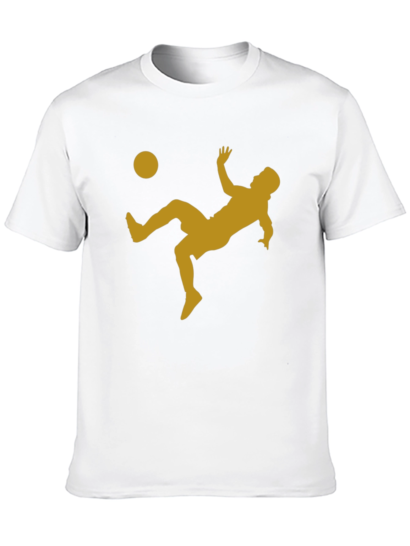 Soccer Bicycle Kick Graphic Tee - Black