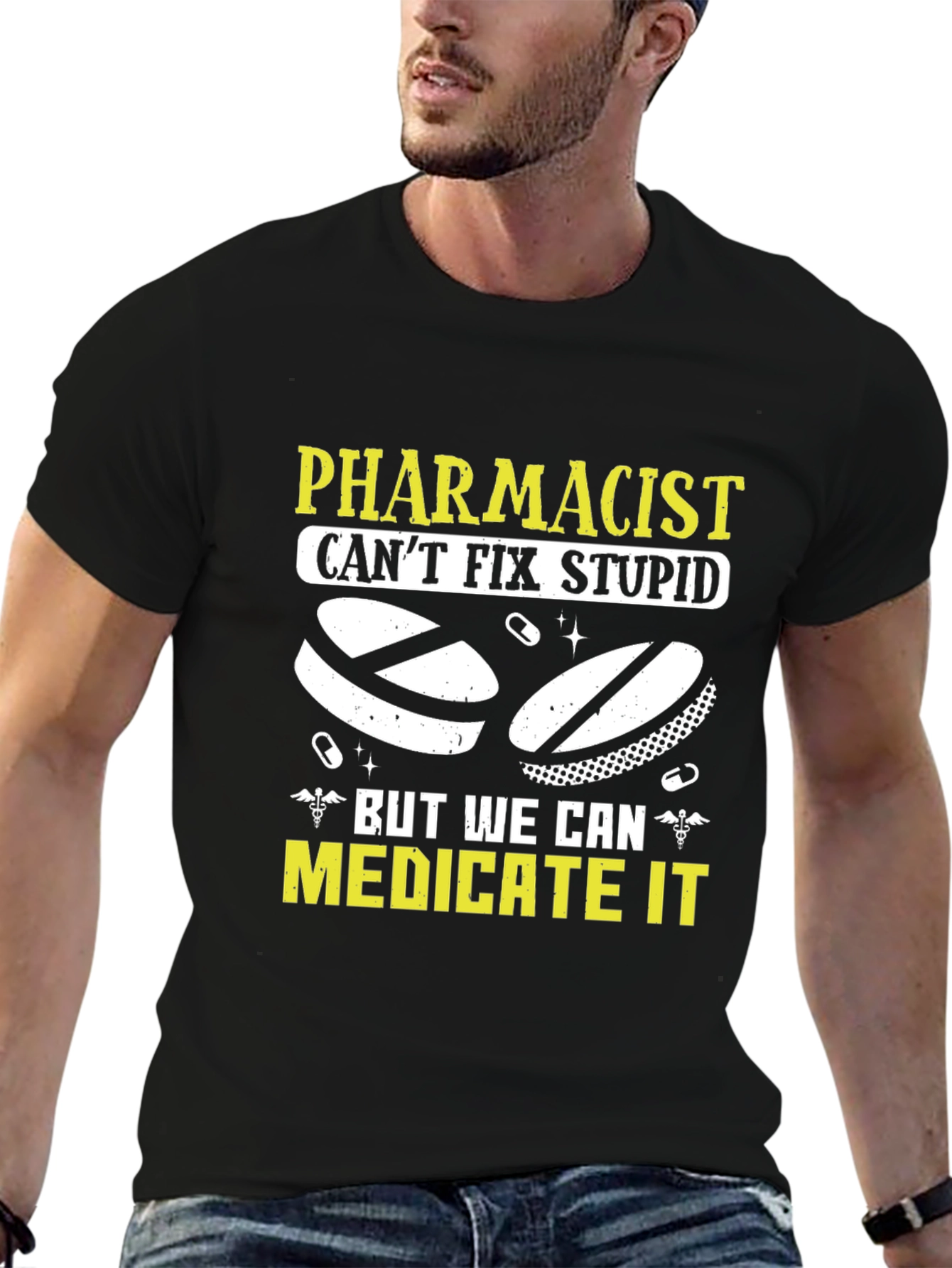 Pharmacist Medicate It Graphic Tee