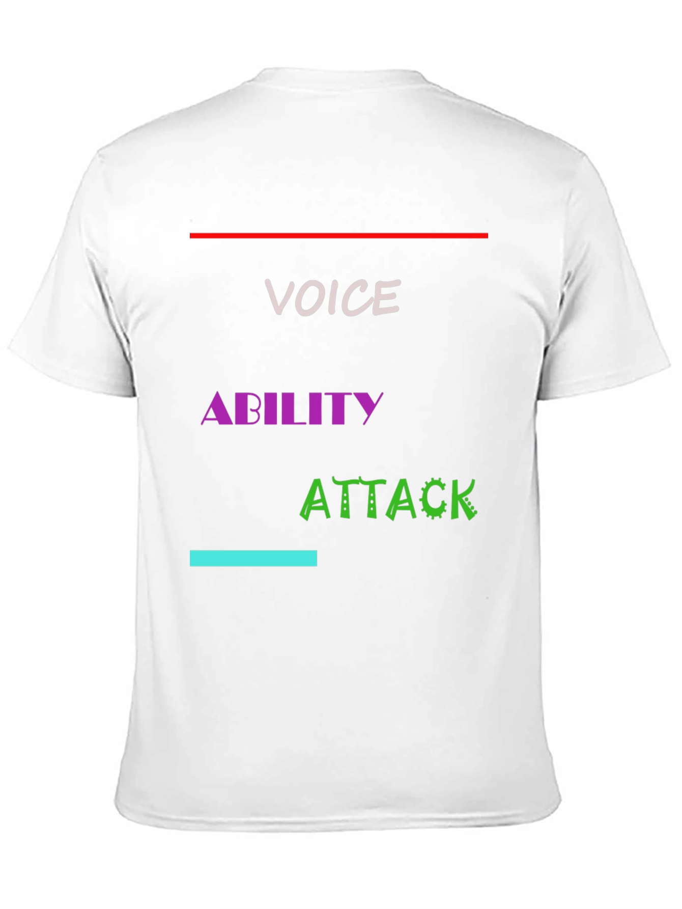 Voice Ability Attack Graphic T-Shirt