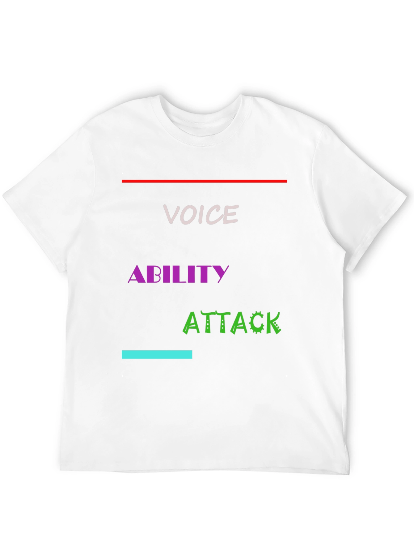 Voice Ability Attack Graphic T-Shirt