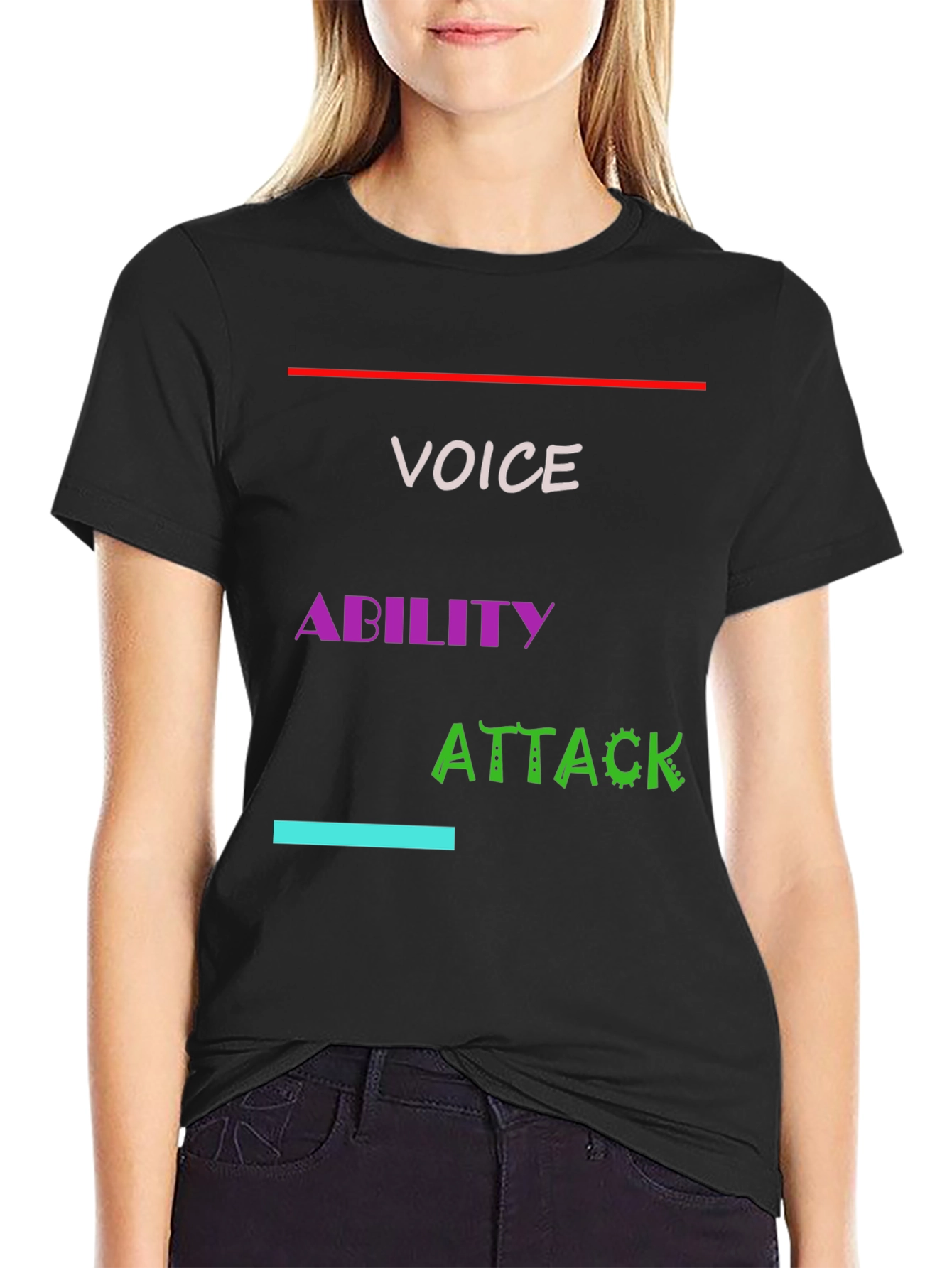 Voice Ability Attack Graphic T-Shirt