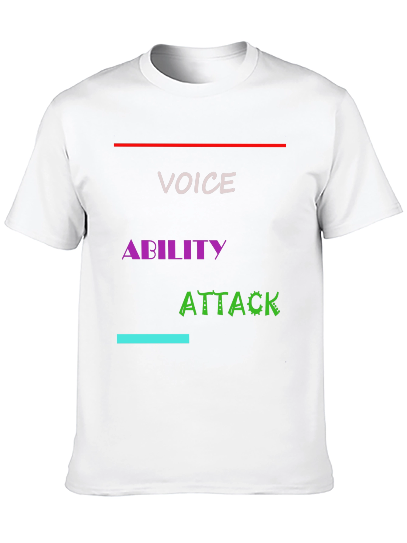 Voice Ability Attack Graphic T-Shirt