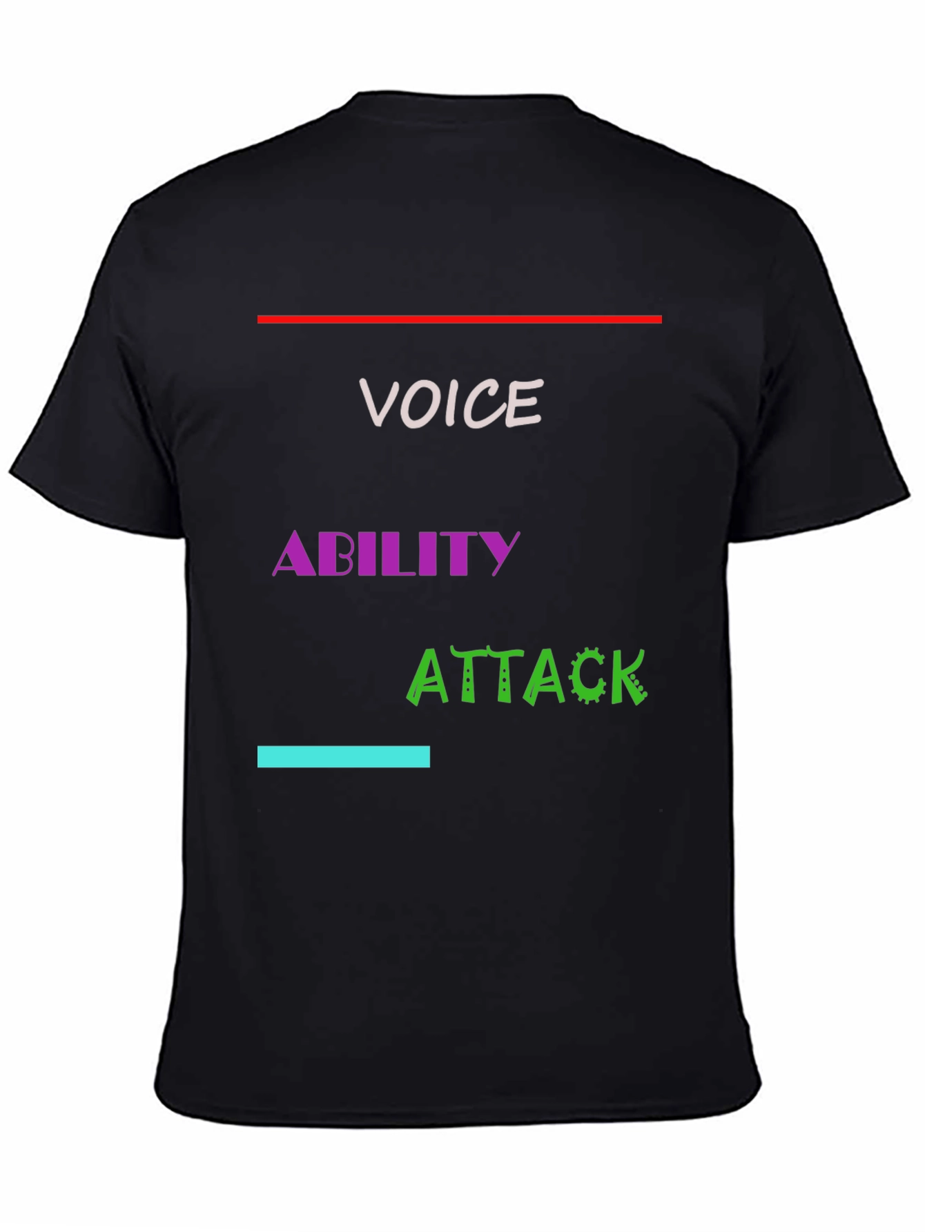 Voice Ability Attack Graphic T-Shirt